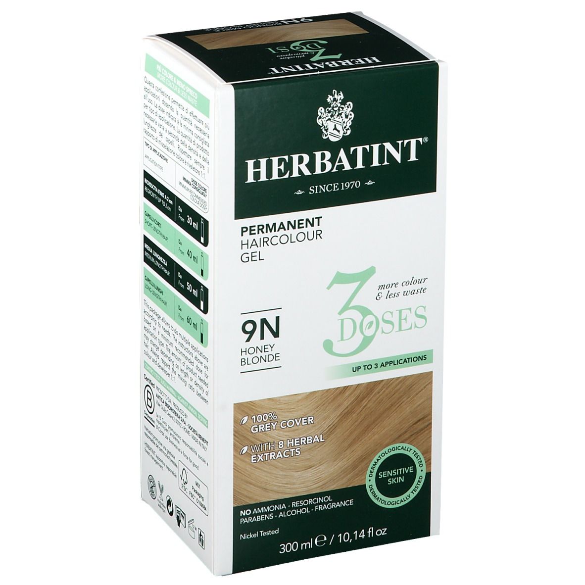 HERBATINT® 3 Dosi 9N Biondo Miele