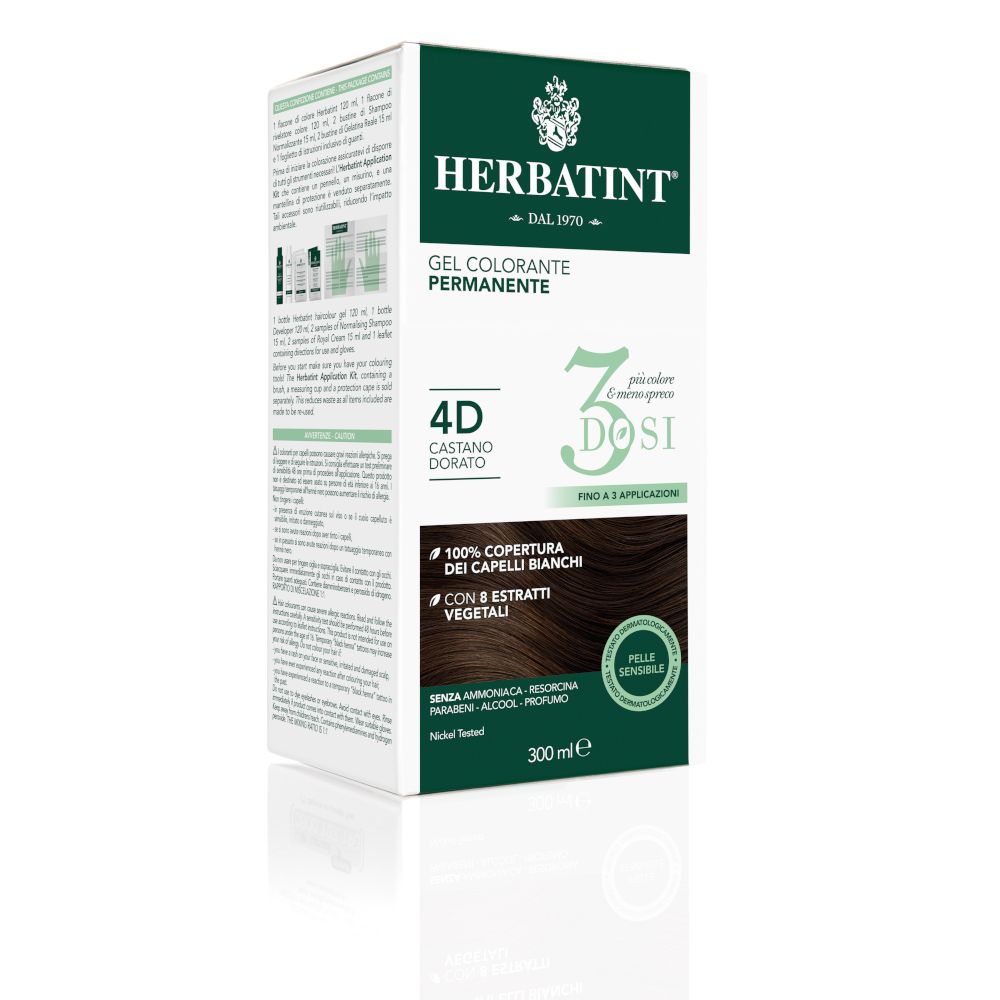 HERBATINT® 3 Dosi 4D Castano Dorato