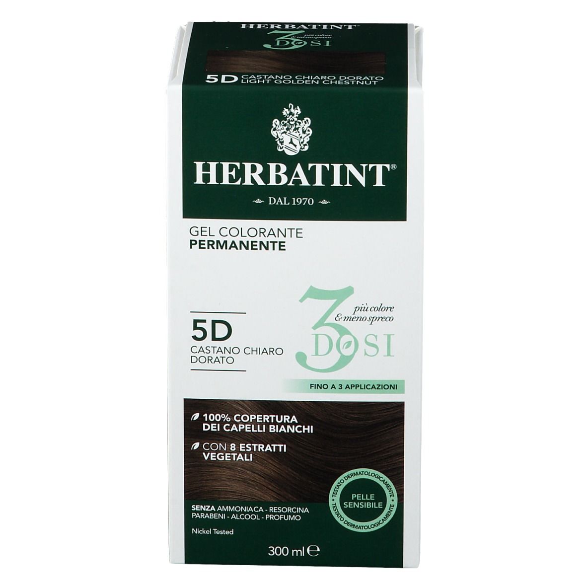HERBATINT® 3 Dosi 5D Castano Dorato