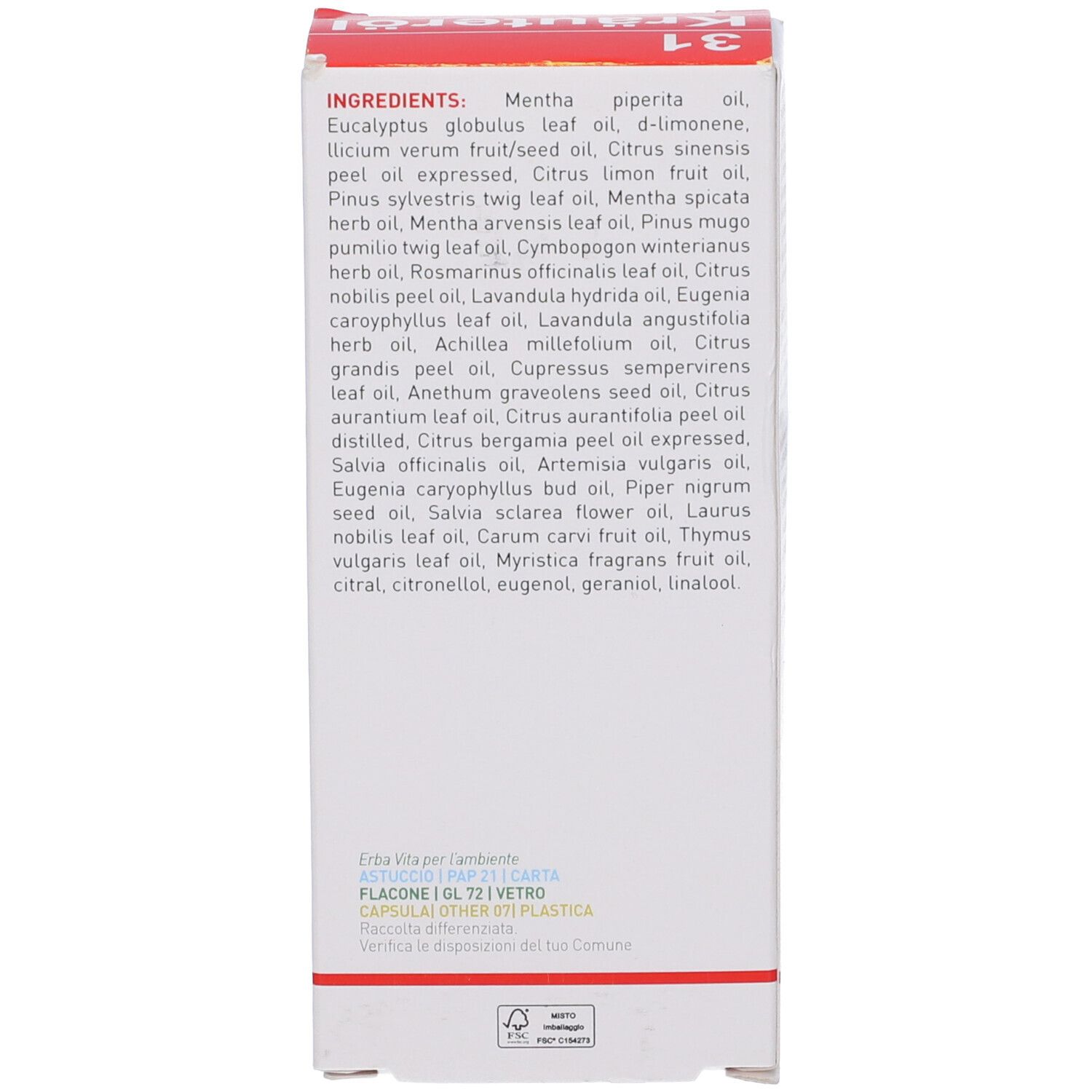 Krauterol 31 Liquido 100Ml