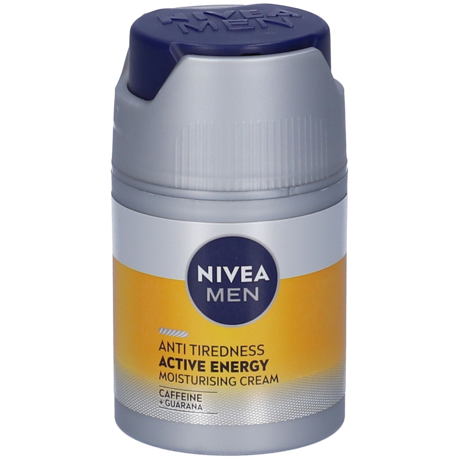 Nivea Men Skin Energy Crema Idratante Viso 50 ml, Crema viso uomo con Caffeina rivitalizzante