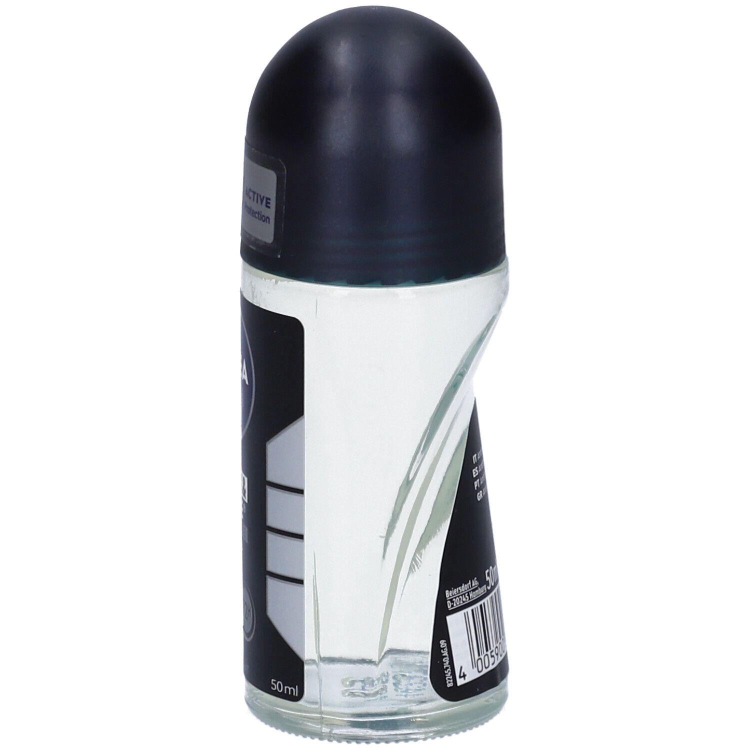 Nivea Men Black & White Invisible Original Roll-on 6 x 50 ml, Deodorante roll on uomo antitraspirante