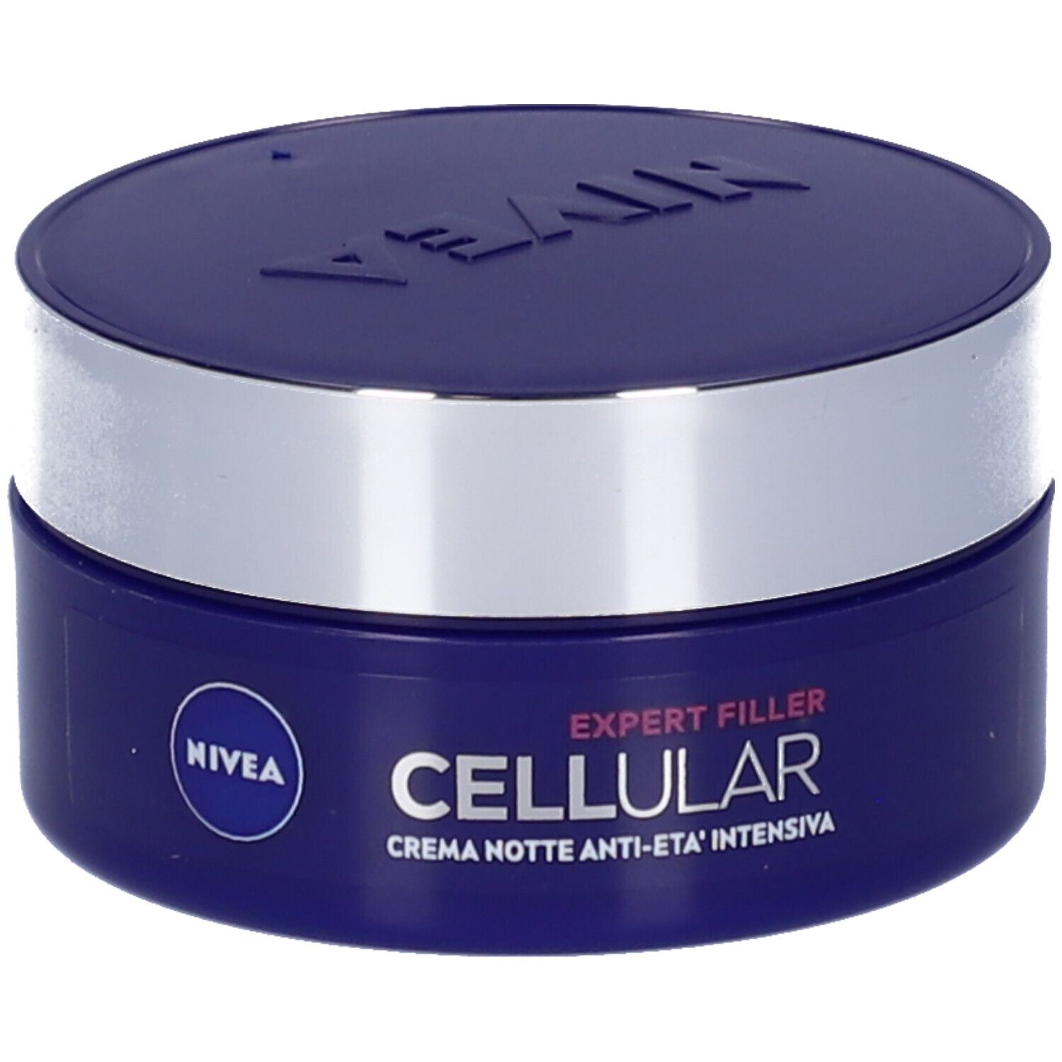Nivea Cellular Expert Filler Crema Notte Anti-Età Intensiva SPF15 50 ml, Crema viso antirughe notte
