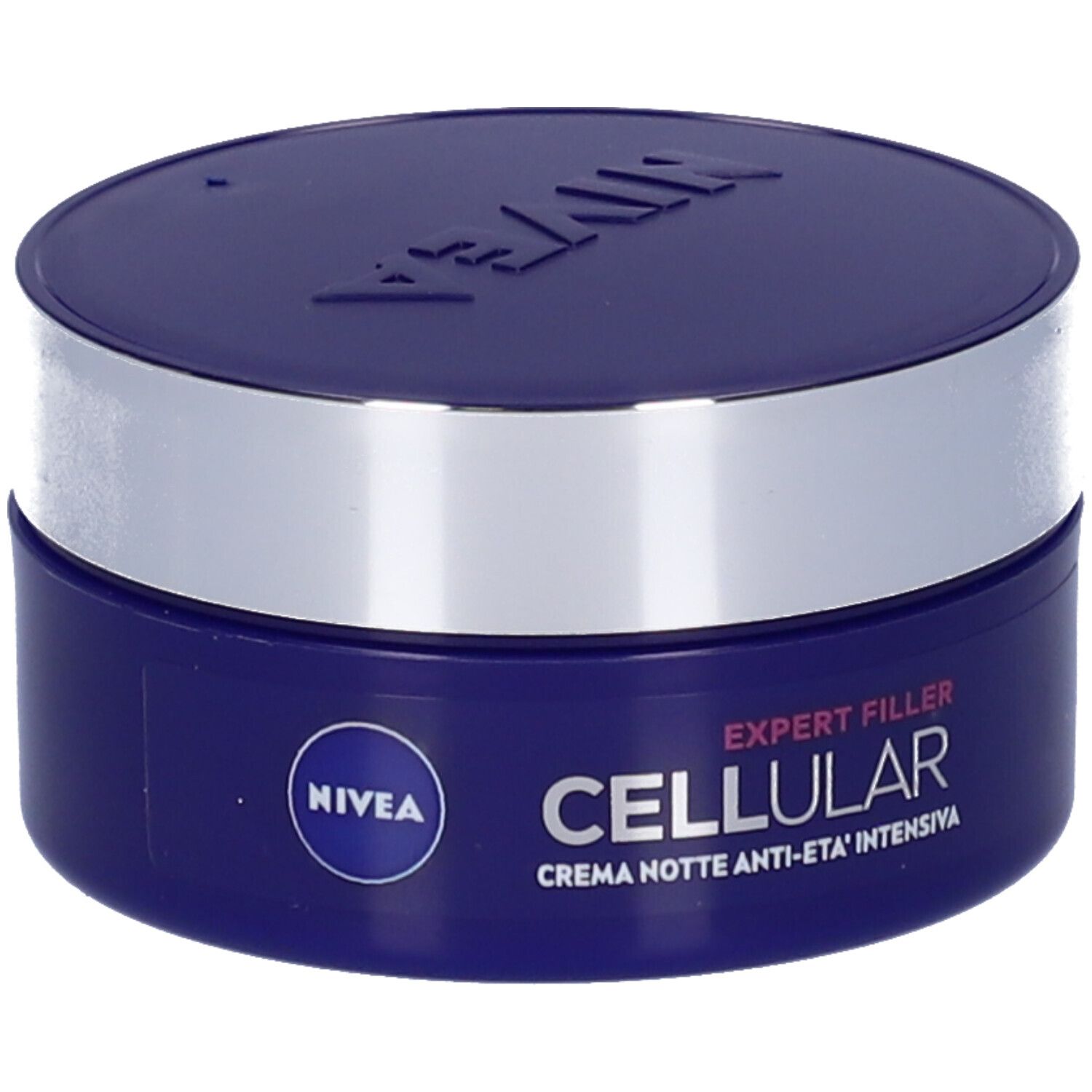 Nivea Cellular Expert Filler Crema Notte Anti-Età Intensiva SPF15 50 ml, Crema viso antirughe notte