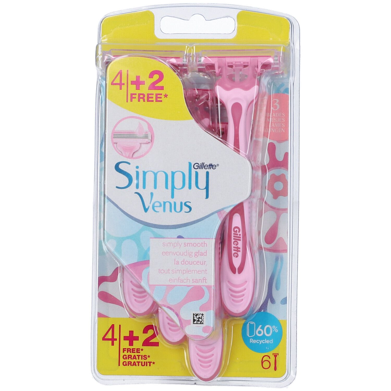 Gillette Venus Simpl3 4Pz+2Gr