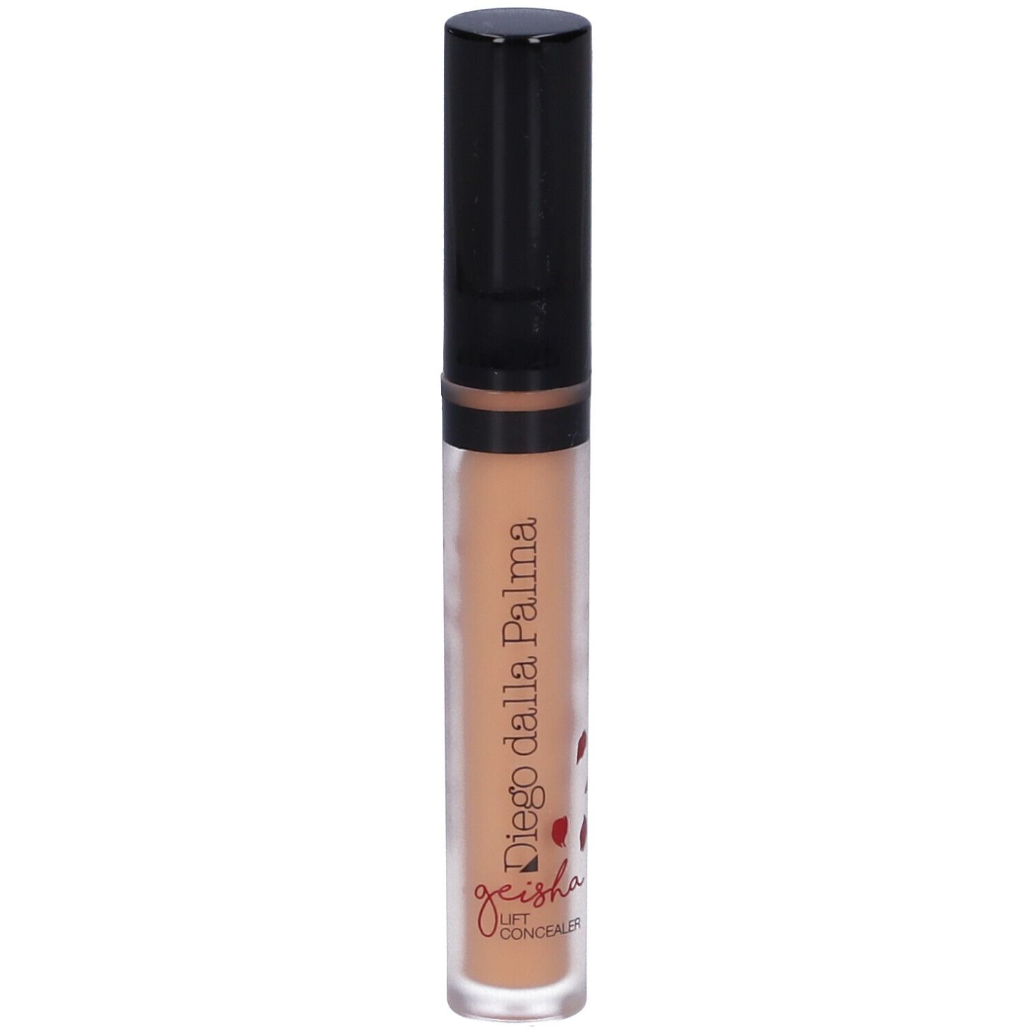 Correttore beige con tappo nero. Scritta: Diego dalla Palma, Geisha Lift Concealer.