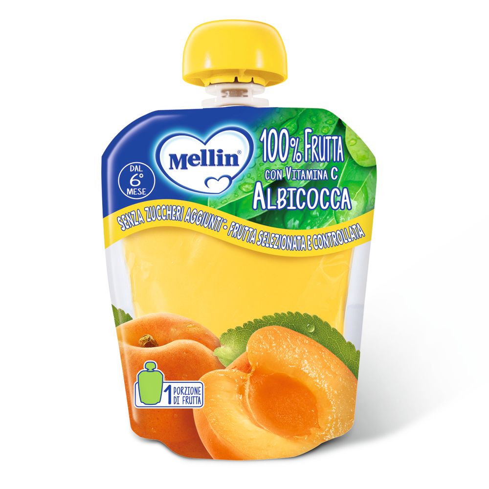 Mellin Pouch Albicocca 90 G