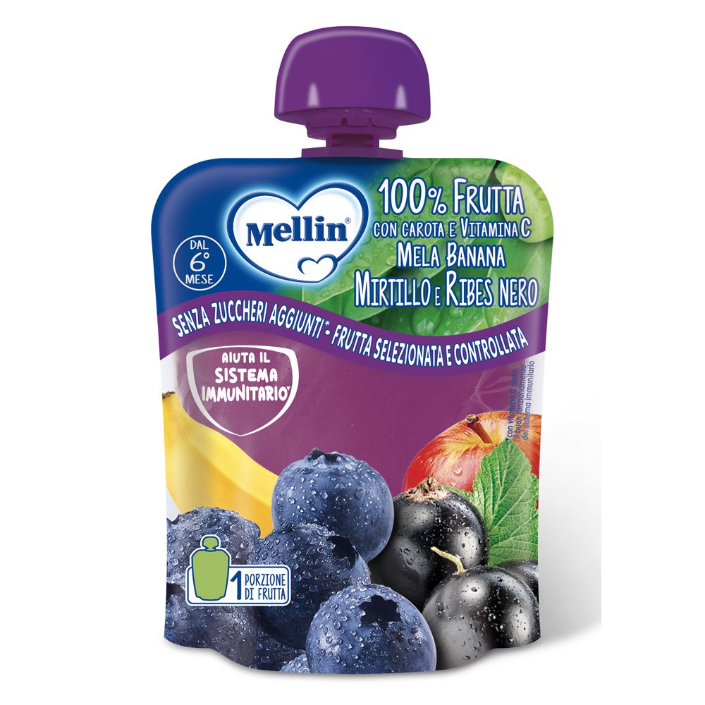 Mellin Pouch Mirtillo/Ribes 90 G
