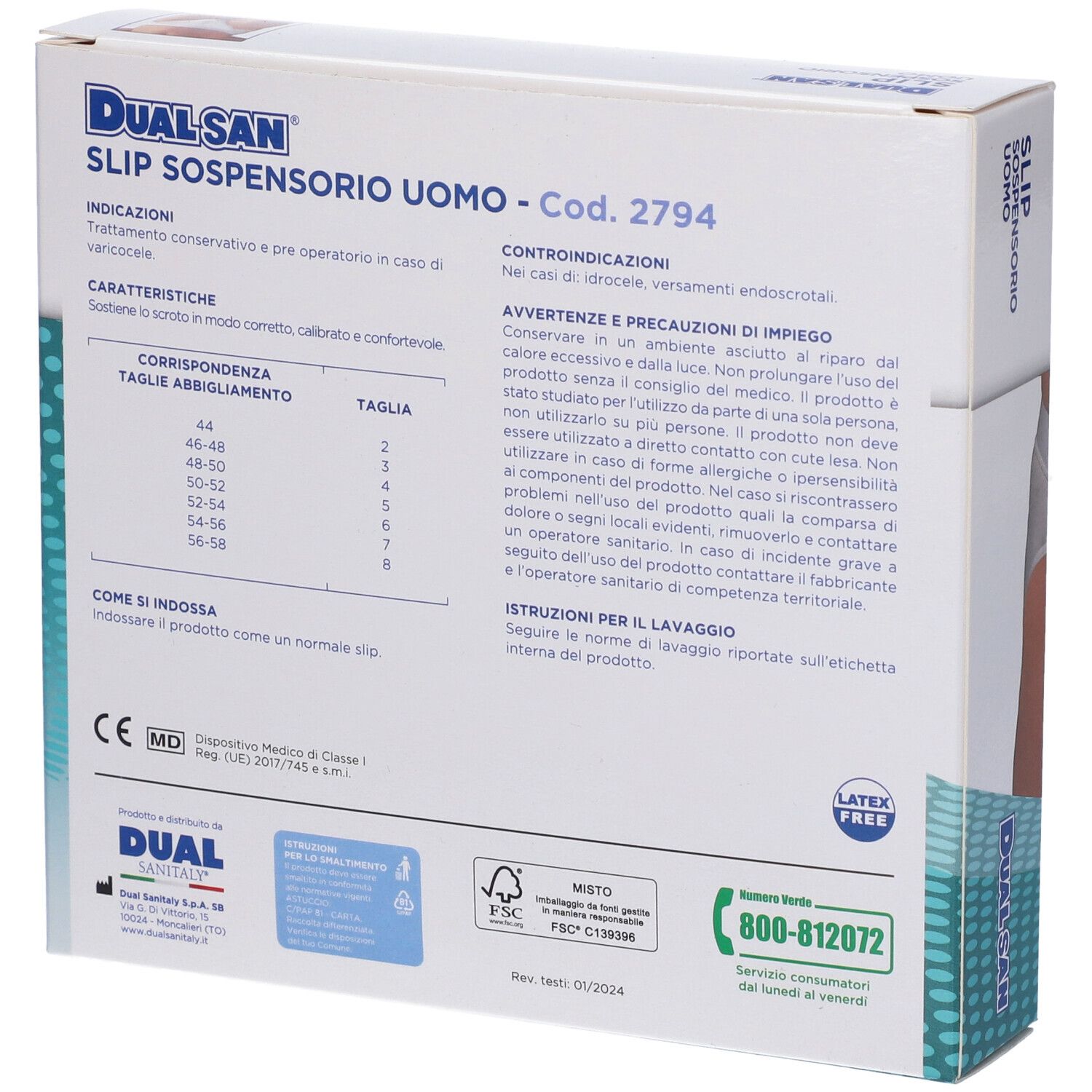 Dualsan Slip Sospensorio Uomo6