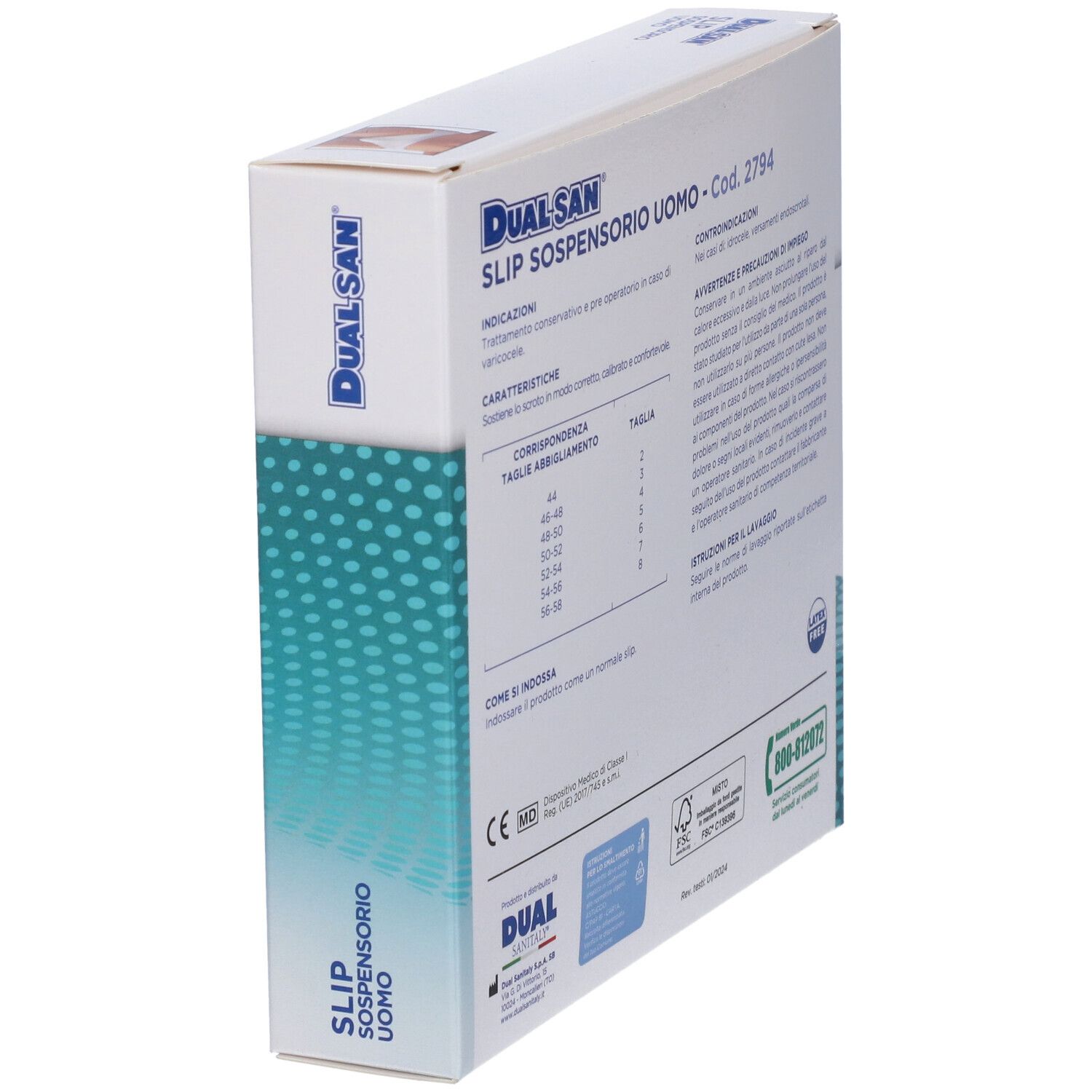 Dualsan Slip Sospensorio Uomo6