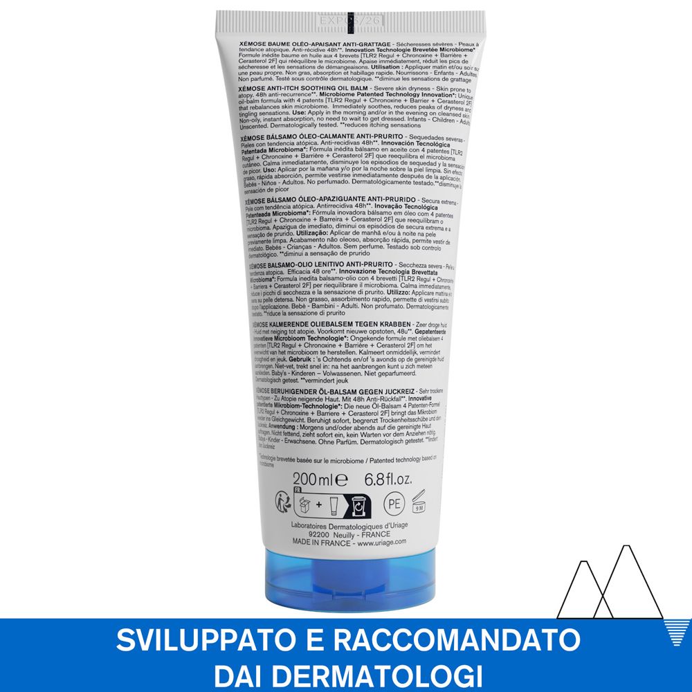 URIAGE XEMOSE - Balsamo-olio lenitivo anti-prurito 200ml