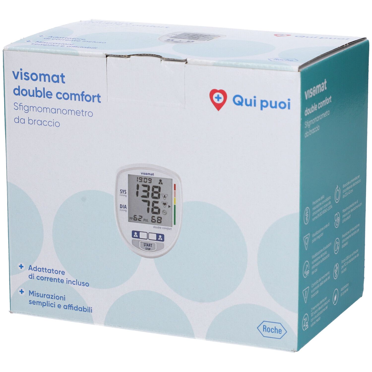 Roche Visomat Double Comfort Sfigmomanometro da Braccio