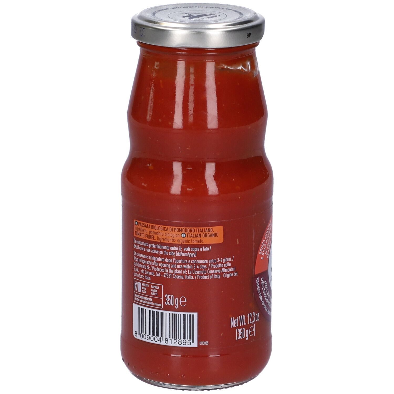 Passata Di Pomodoro Datterino Bio 350 G