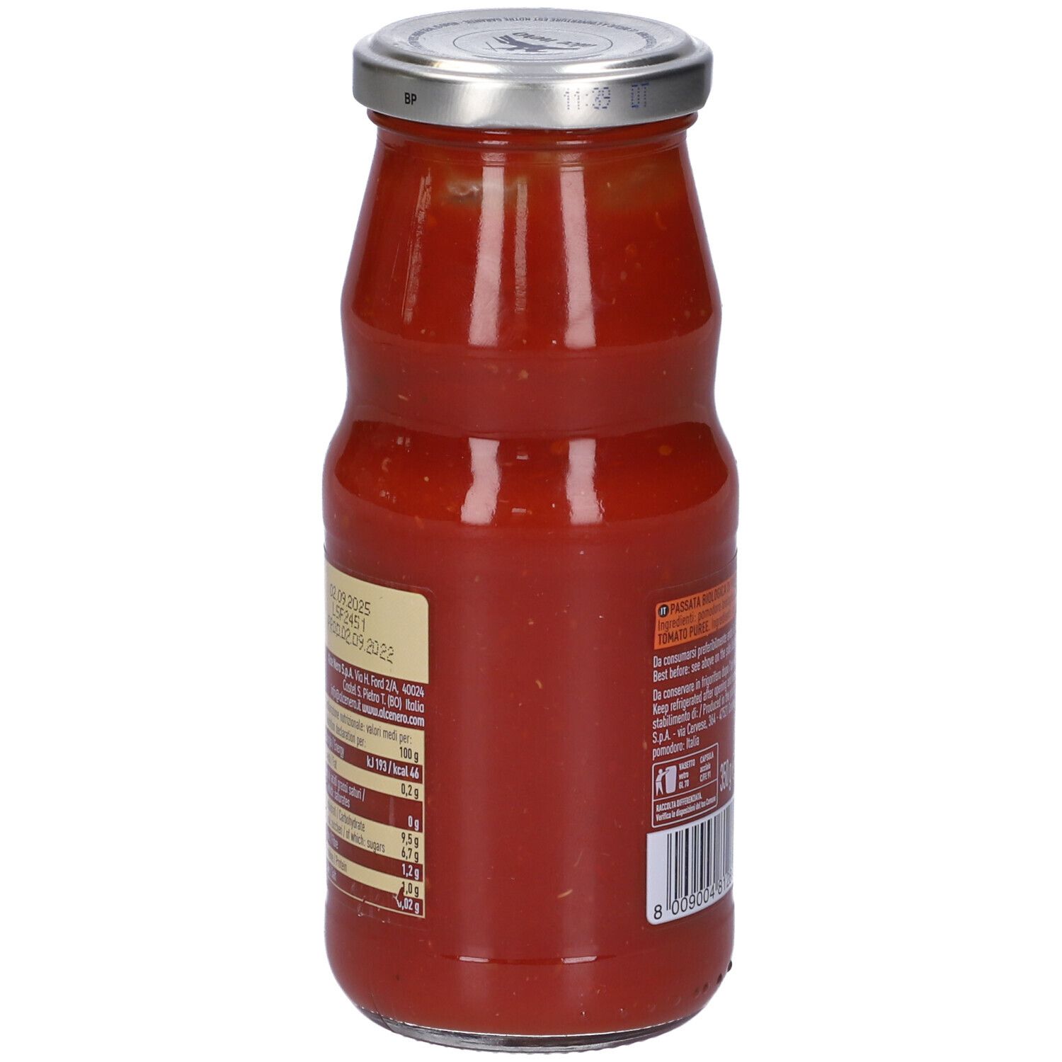 Passata Di Pomodoro Datterino Bio 350 G
