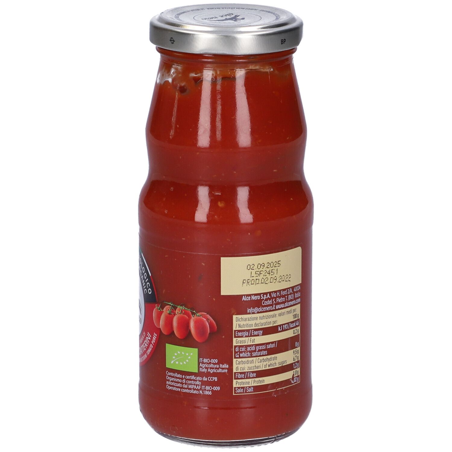 Passata Di Pomodoro Datterino Bio 350 G