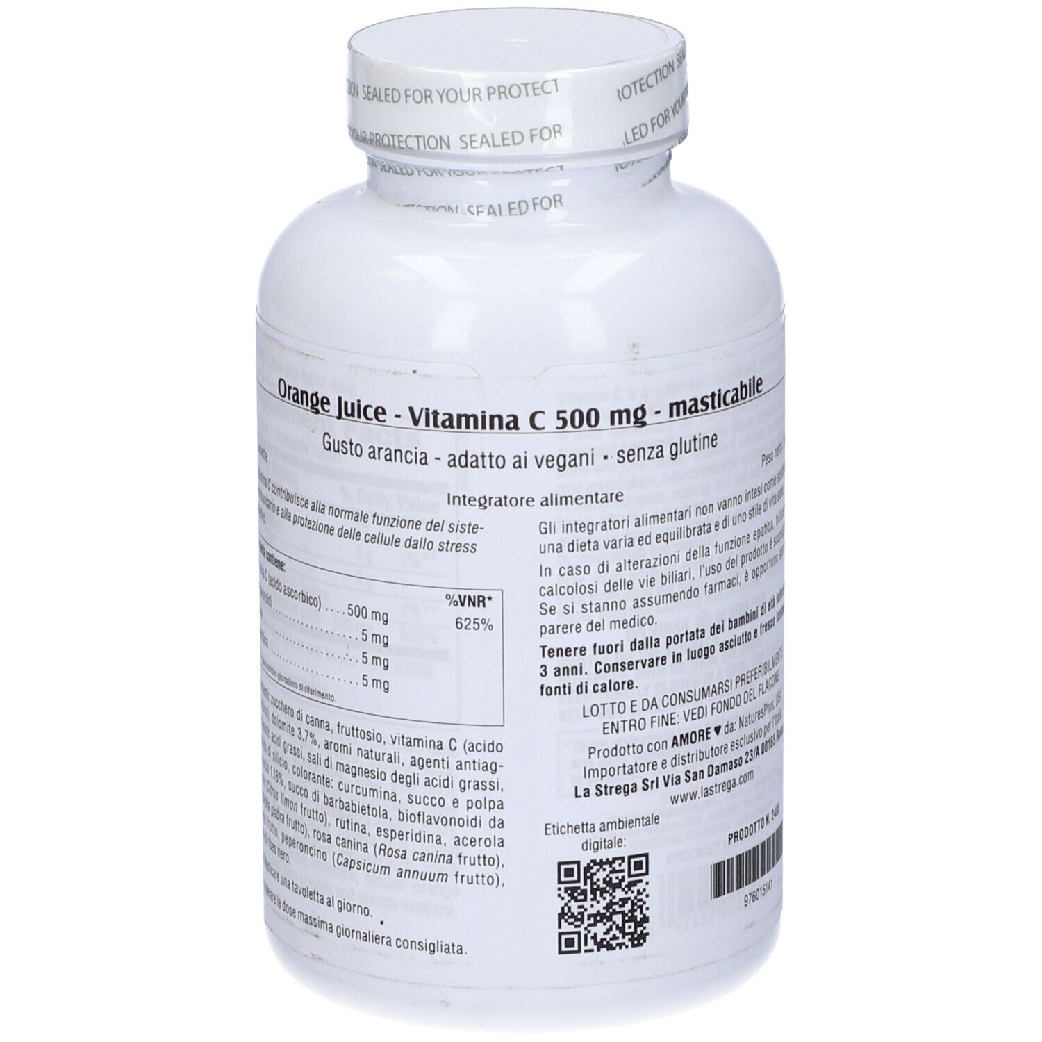 Orange Juice Vitamina C 500Mg 90 Tavolette