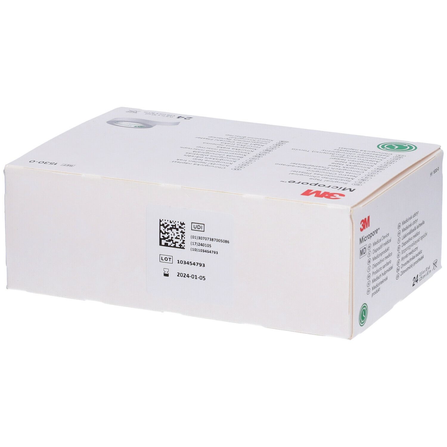 3M™ Micropore™ Cerotto in TNT 1,3 cm x 9,1 m