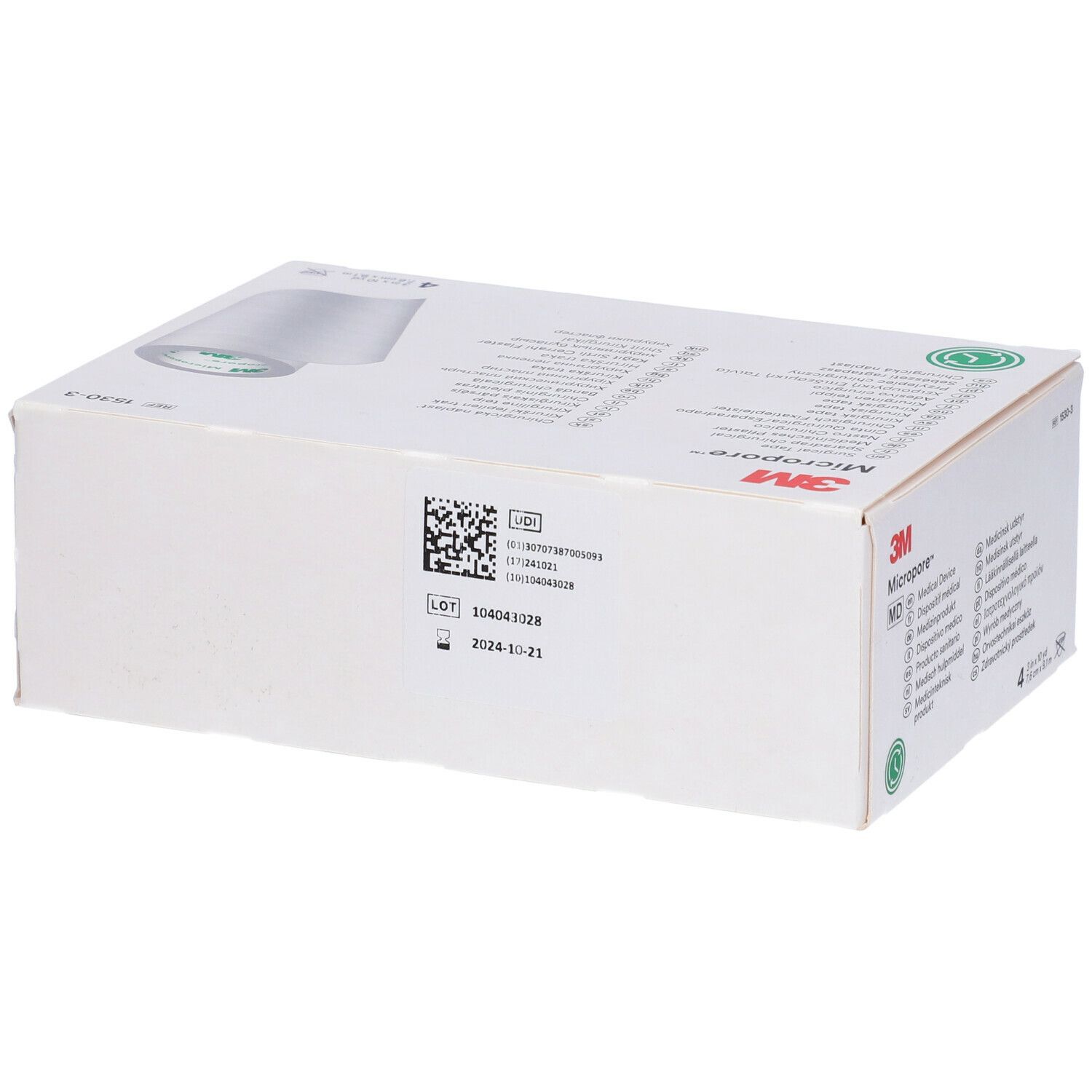 3M™ Micropore™ Cerotto in TNT 7,5 cm x 9,1 m