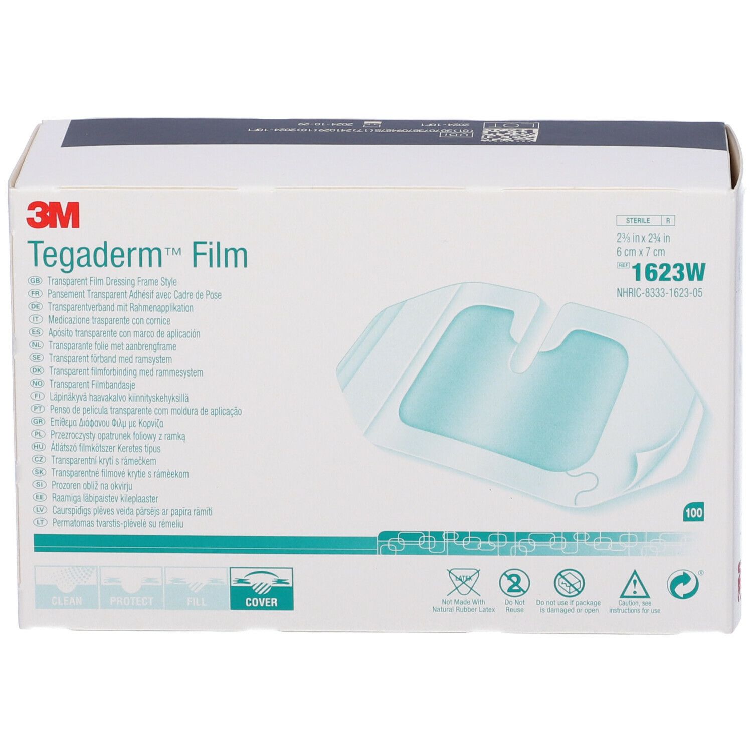 3M Tegaderm™ Film 6 x 7 cm