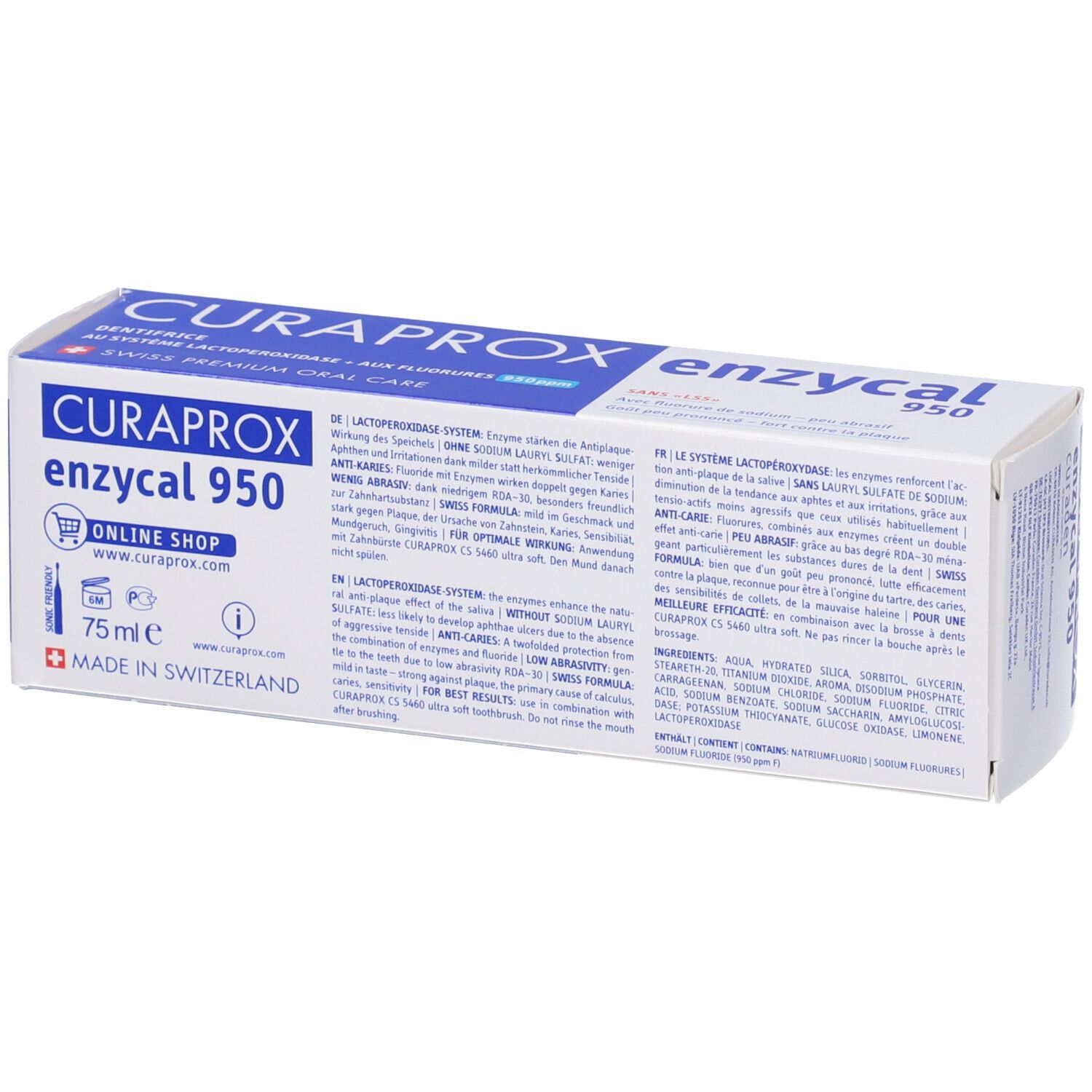 Curaprox Enzycal 950 75 Ml