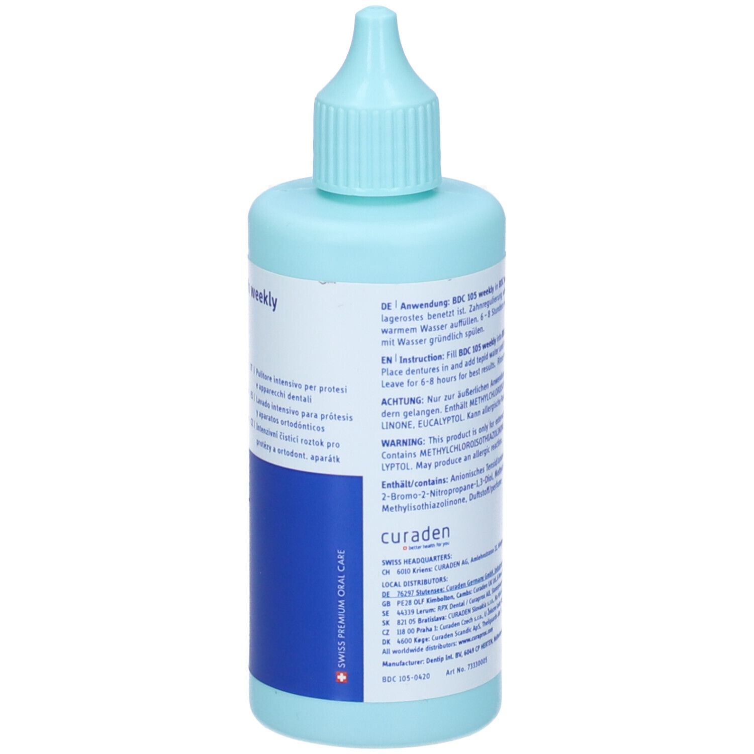 Curaprox Bdc 105 Weekly Detergente Concentrato Da Diluire 100 Ml 1 Pezzo