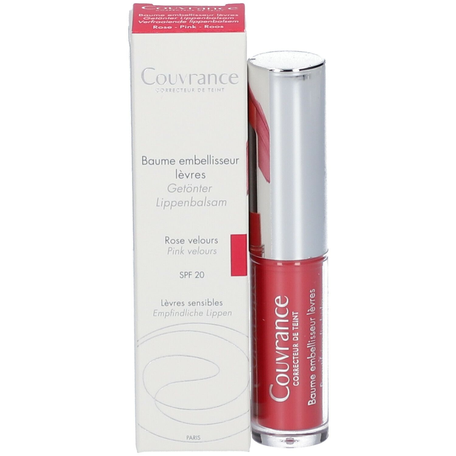 Eau Thermale Avène Couvrance Balsamo Bellezza Labbra Rosa Velluto SPF20 - Labbra sensibili