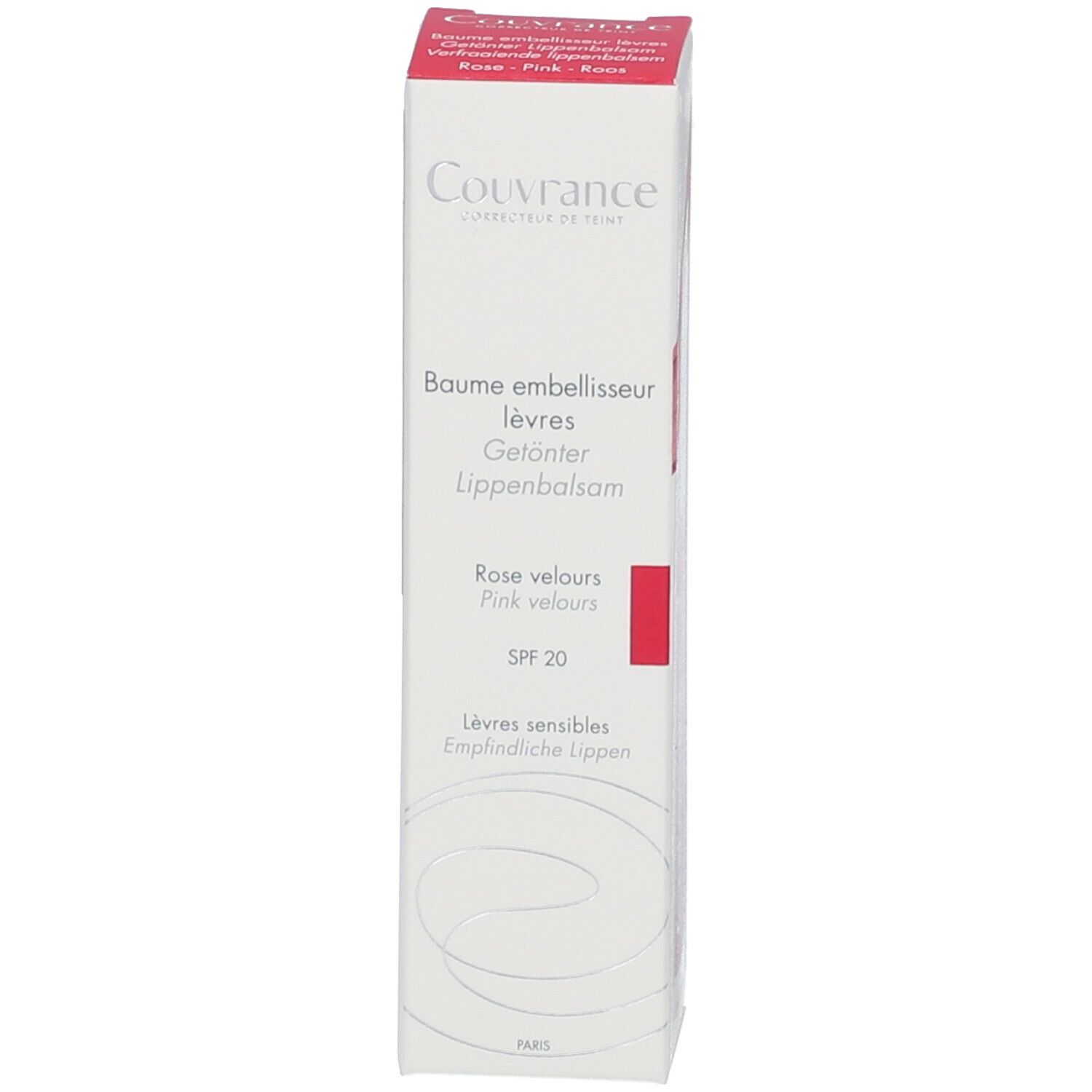 Eau Thermale Avène Couvrance Balsamo Bellezza Labbra Rosa Velluto SPF20 - Labbra sensibili
