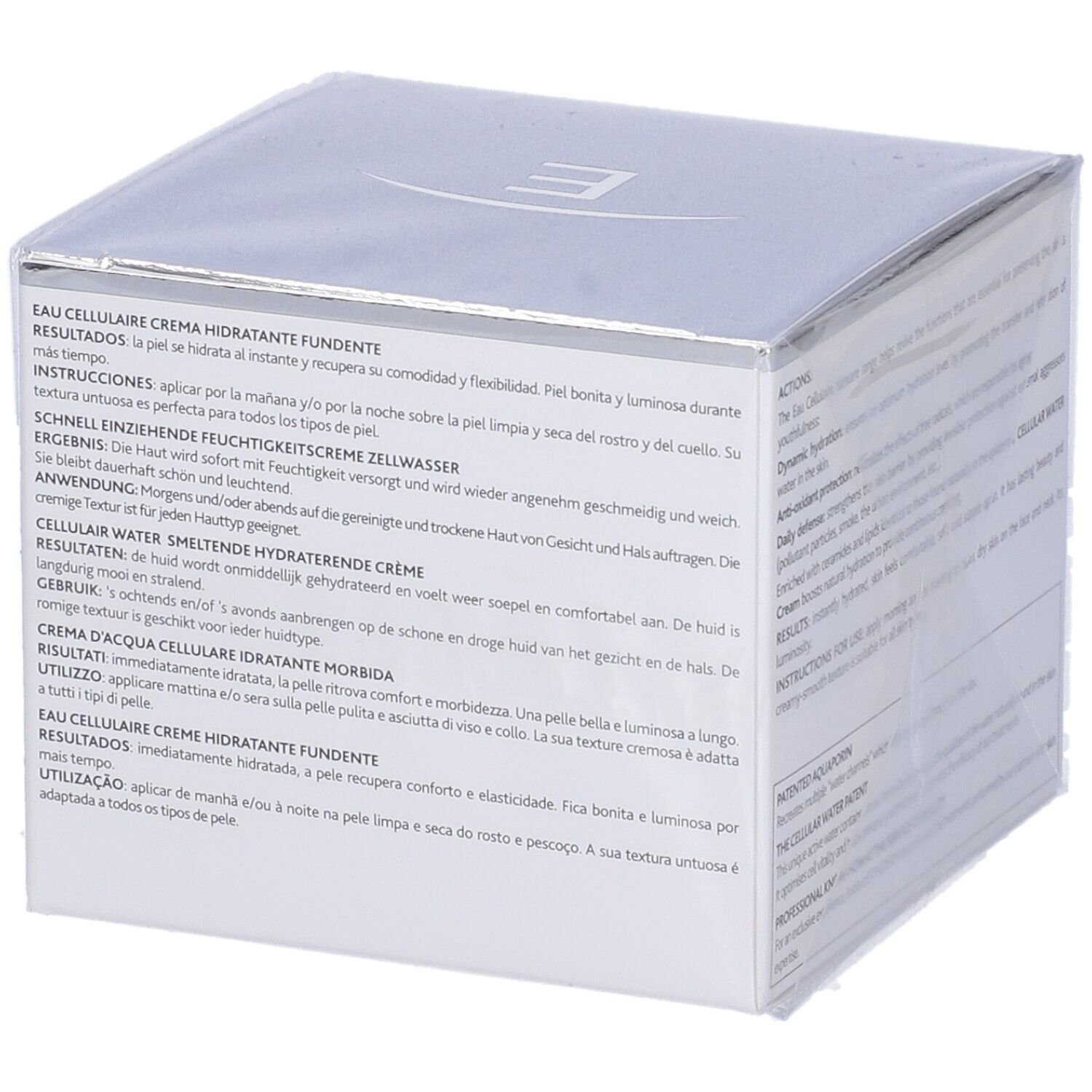Eau Cellulaire Crème Hydratante Fondante