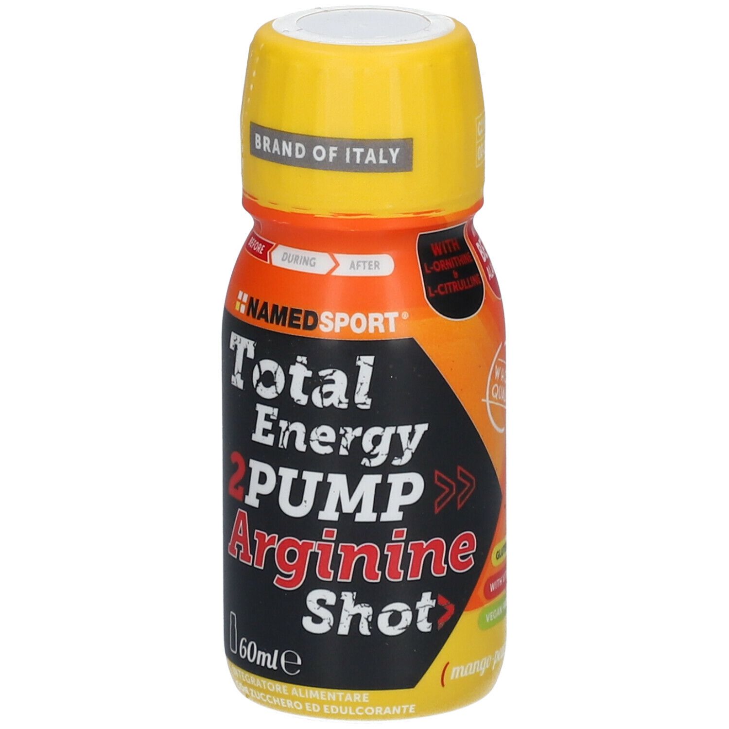 NAMEDSPORT® Total Energy 2 Pump Arginine Shot