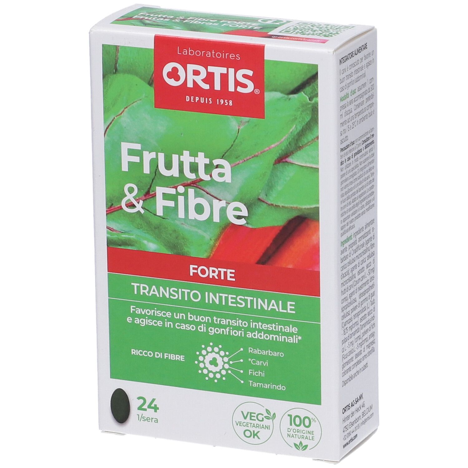 ORTIS® Frutta & Fibre FORTE Set da 2 2x20,72 g