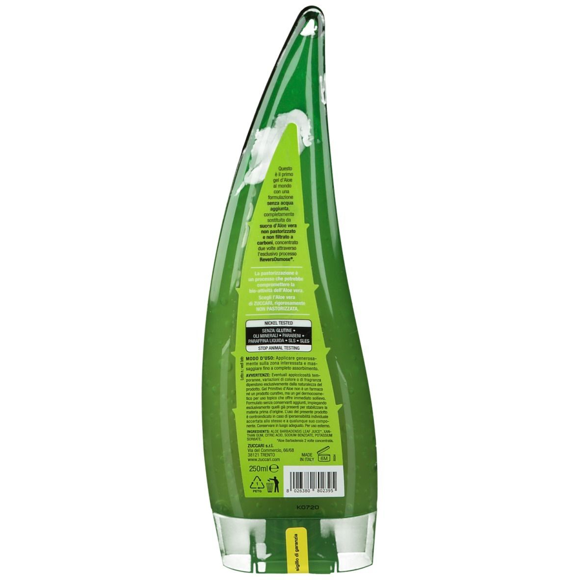 ZUCCARI Gel Primitivo d’Aloe (Foglia Edition)