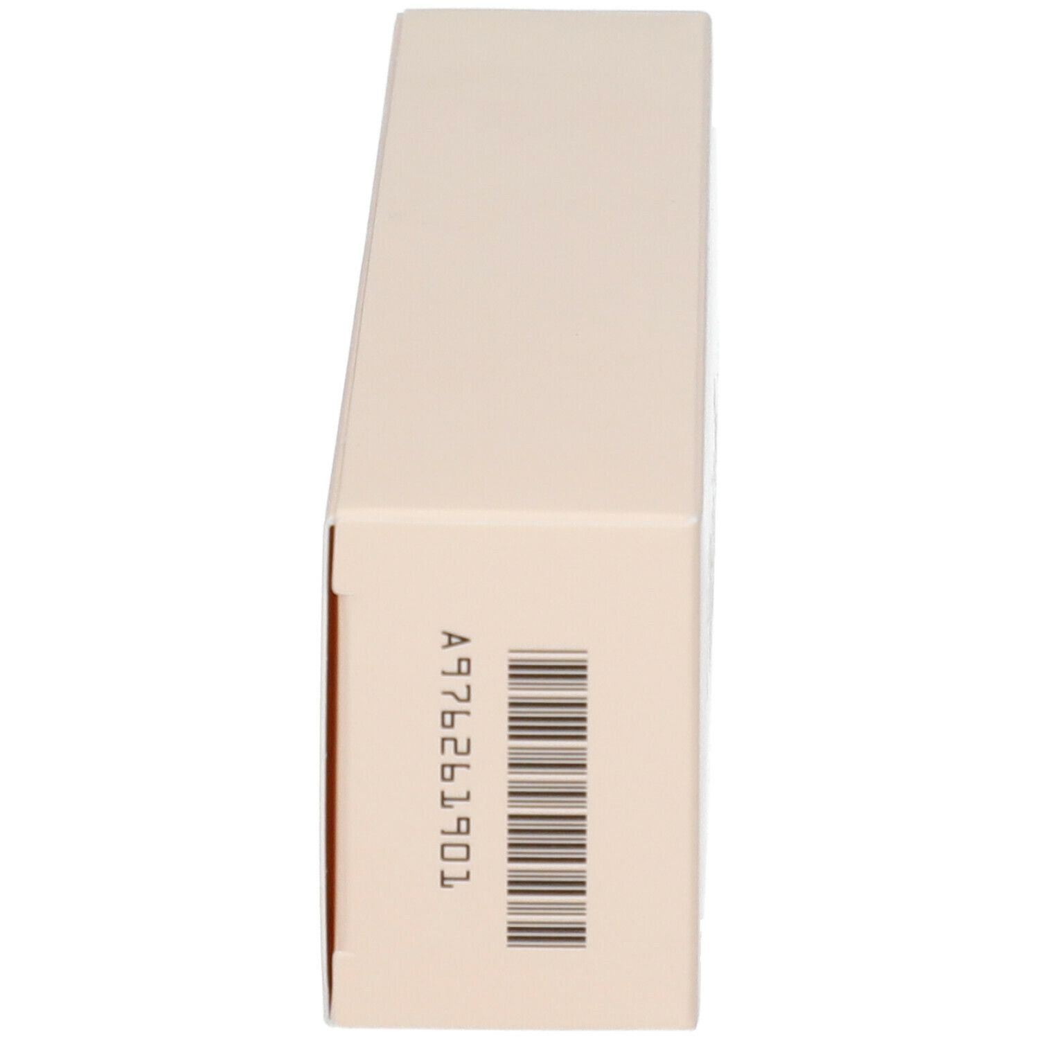 Confezione beige, vista laterale. Codice a barre e codice prodotto A976261901.