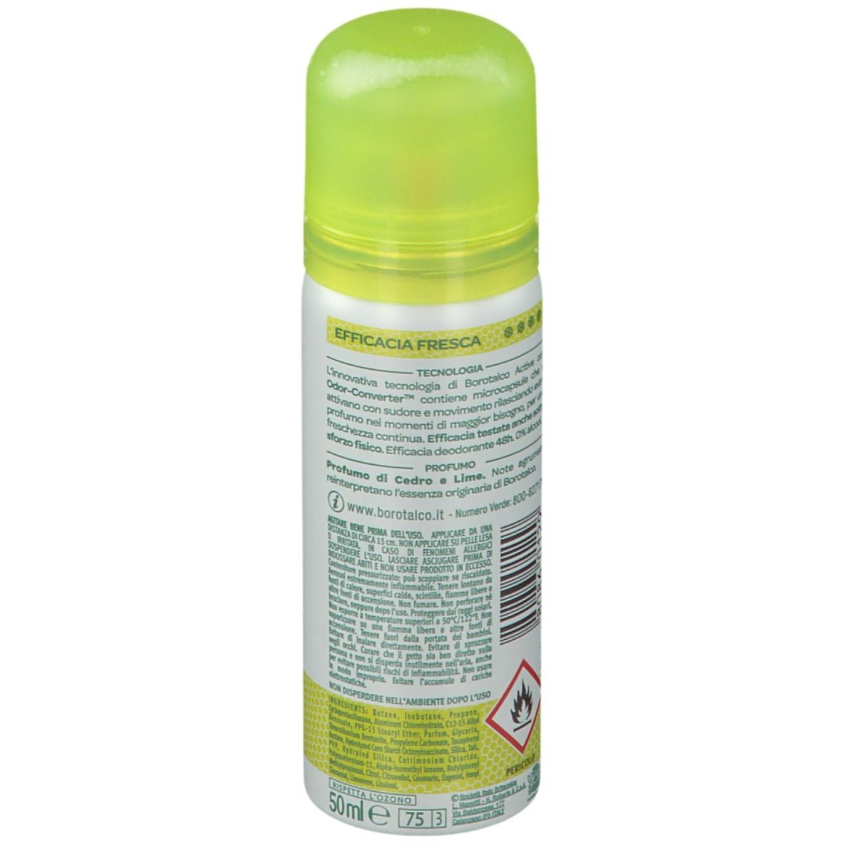 BOROTALCO Active Cedro e Lime