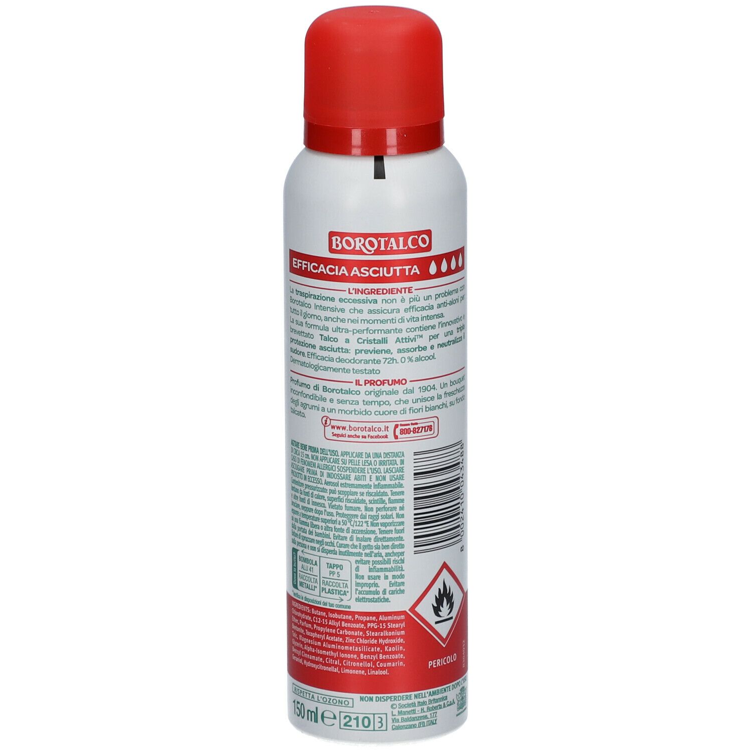 Borotalco Deodorante Spray Intensive