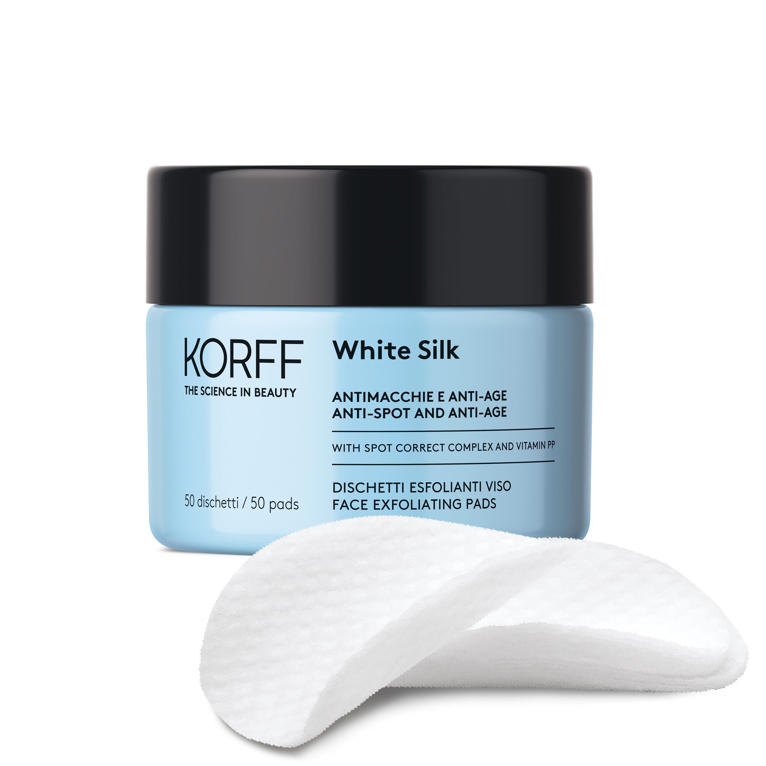 KORFF White Silk Dischetti Esfolianti Viso