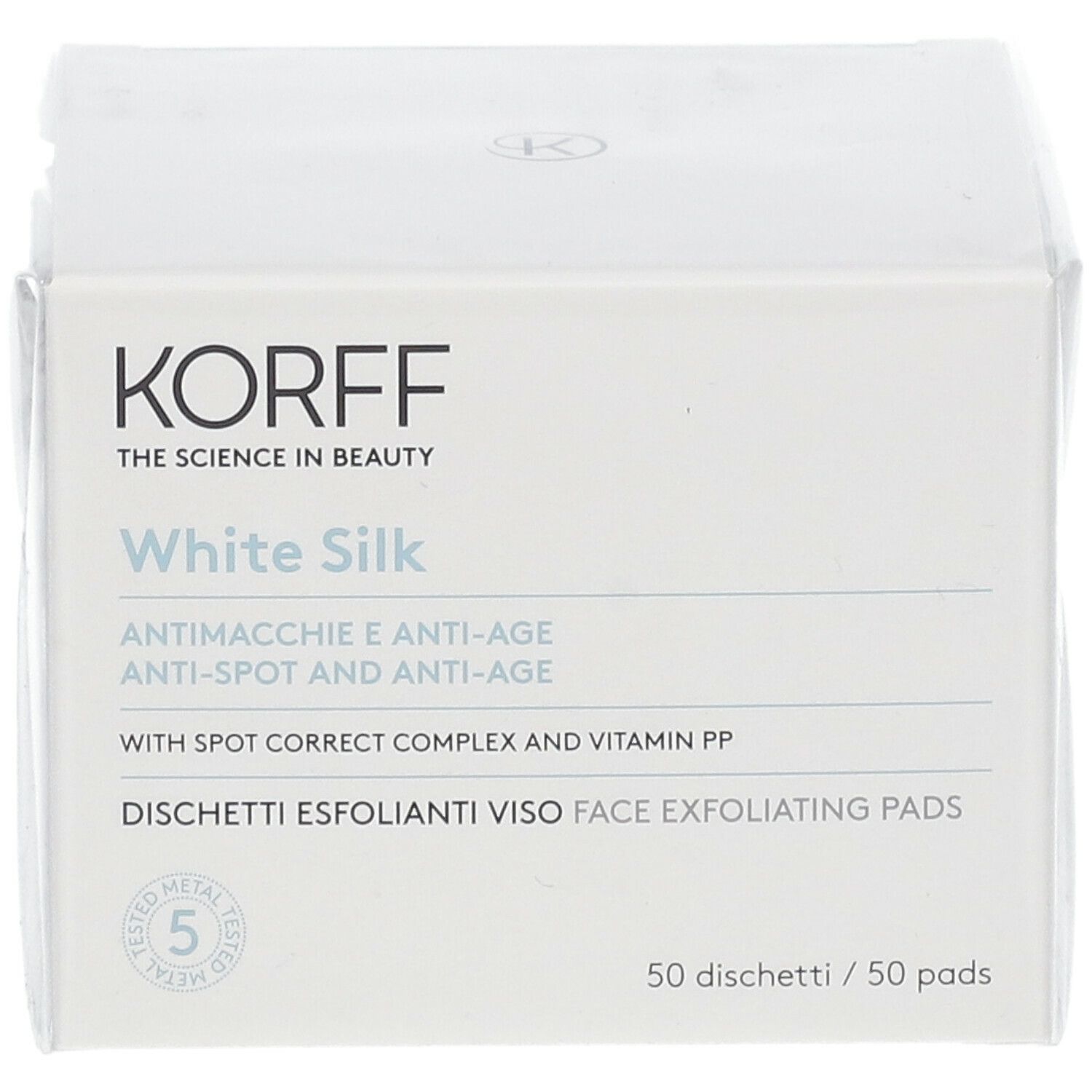 KORFF White Silk Dischetti Esfolianti Viso