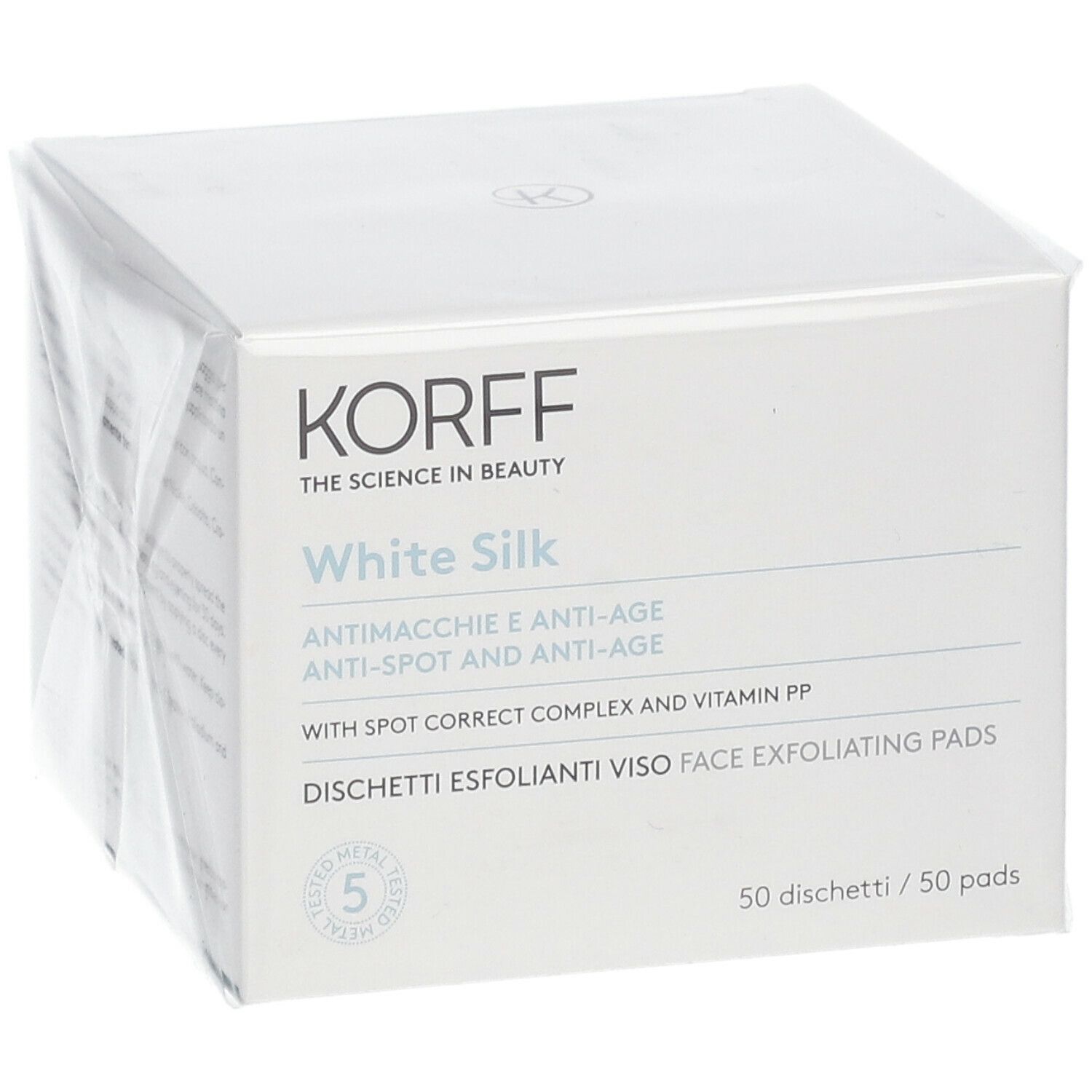 KORFF White Silk Dischetti Esfolianti Viso