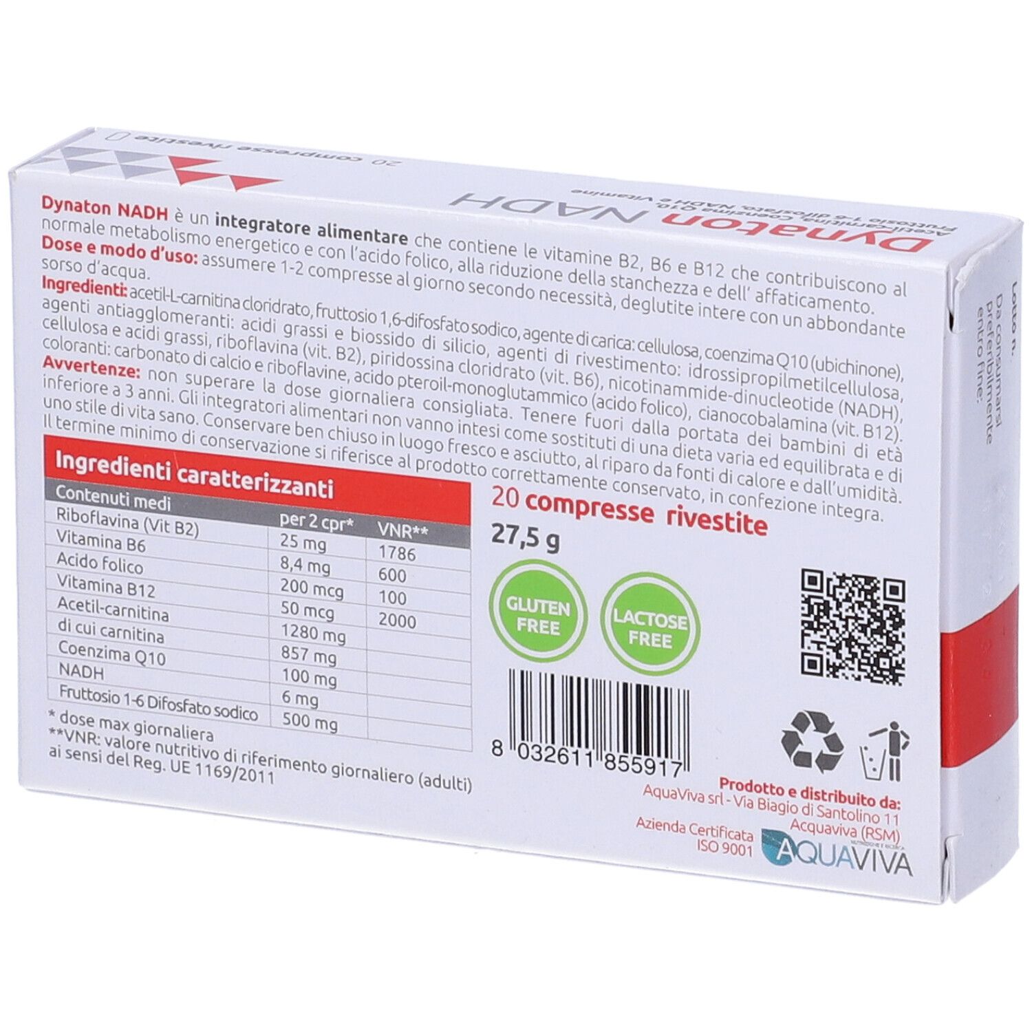 Dynaton NADH Compresse
