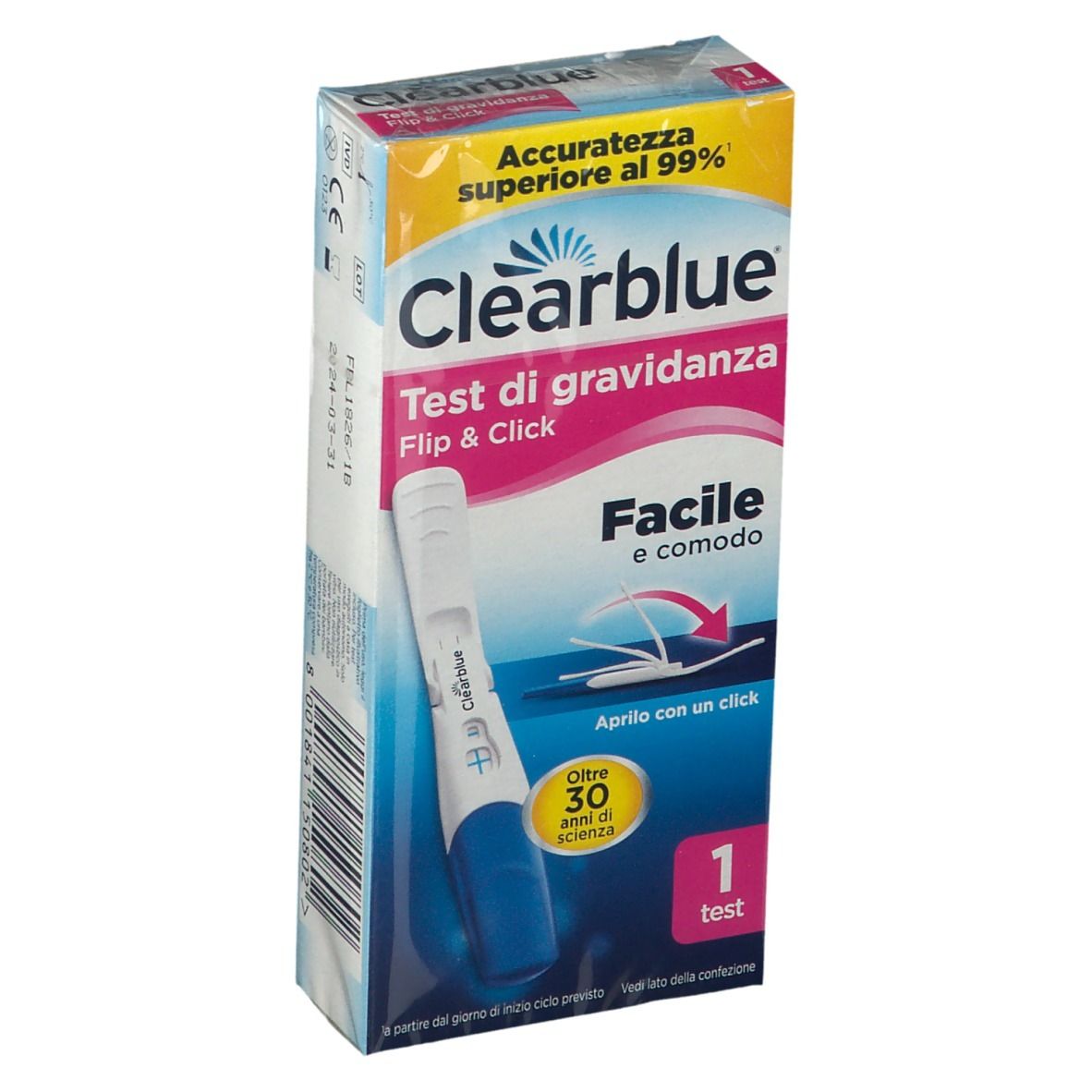Clearblue® Test di Gravidanza Flip & Click
