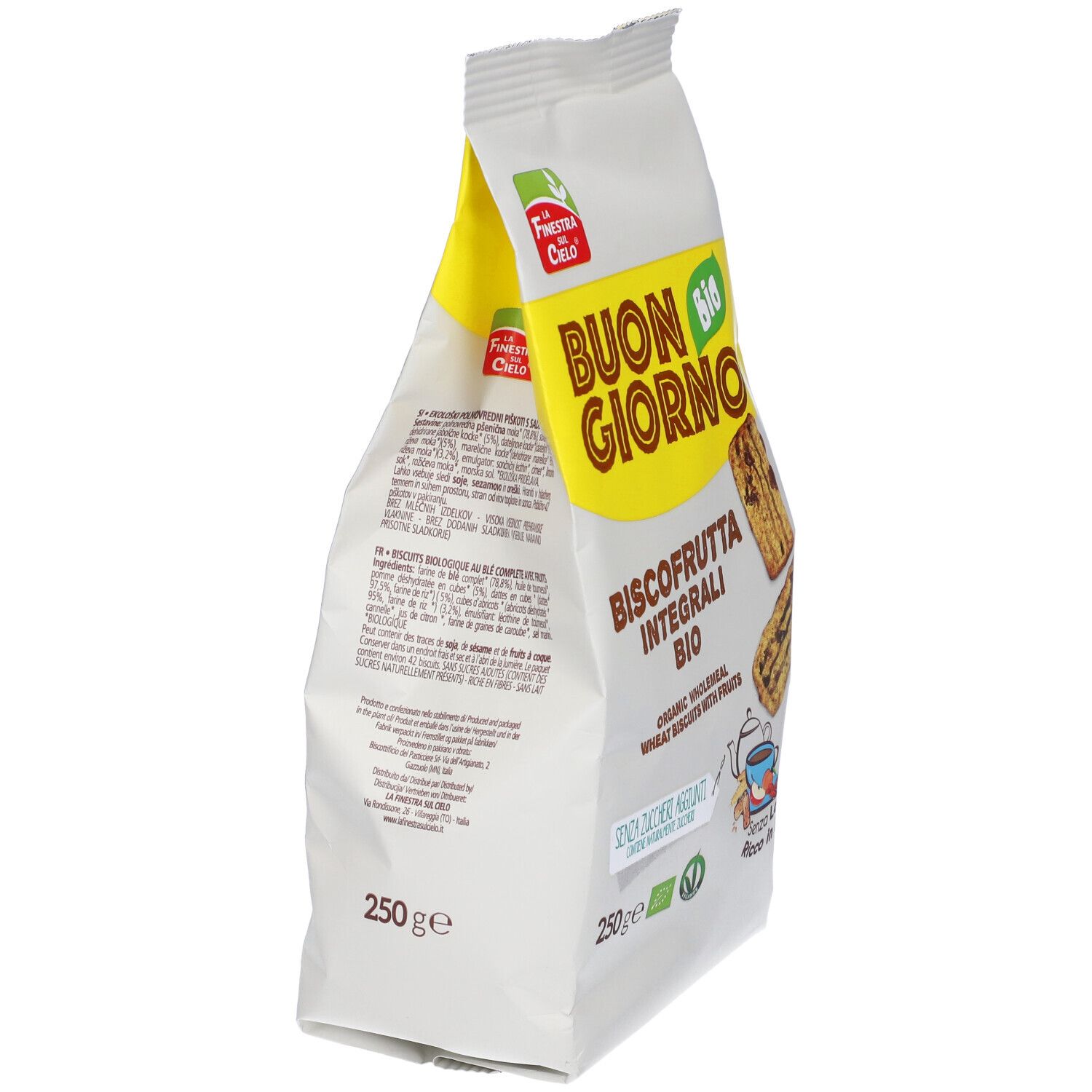 Buongiornobio Biscofrutta Integrali Bio 250 G