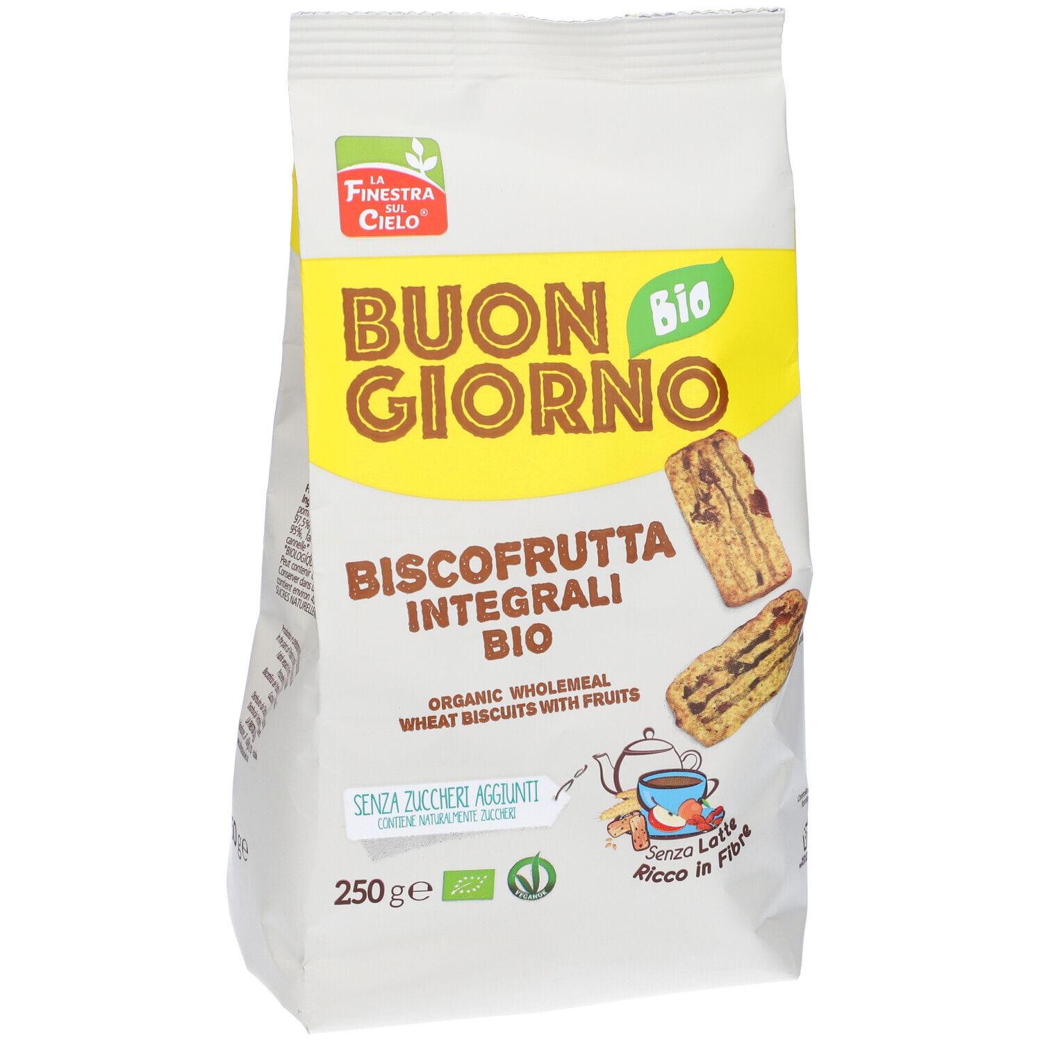 Buongiornobio Biscofrutta Integrali Bio 250 G