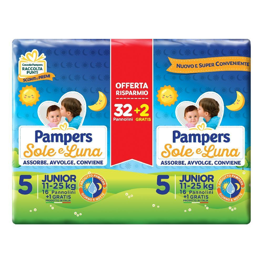 Pampers Sole e Luna Junior