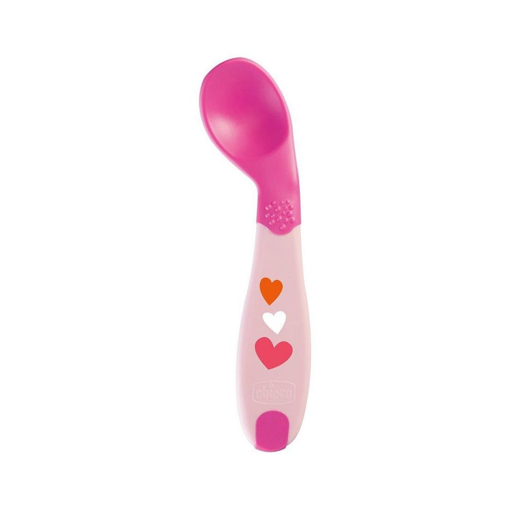 Chicco Cucchiaio Angolato 8M+ Rosa