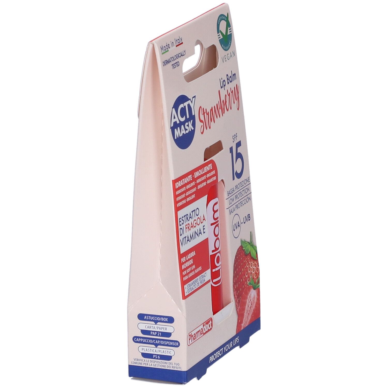 Pharmadoct Burro Cacao Fragola SPF15
