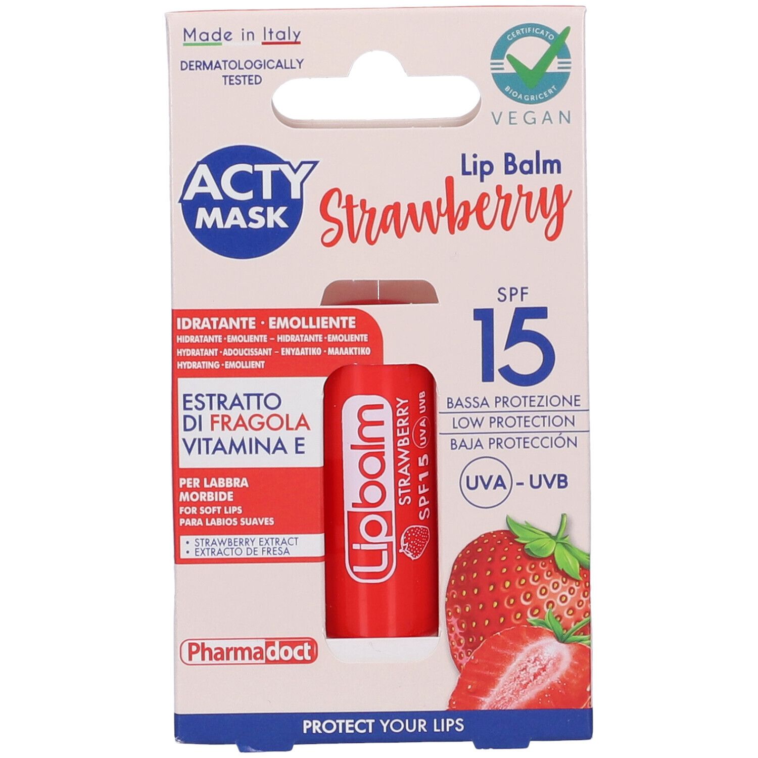 Pharmadoct Burro Cacao Fragola SPF15