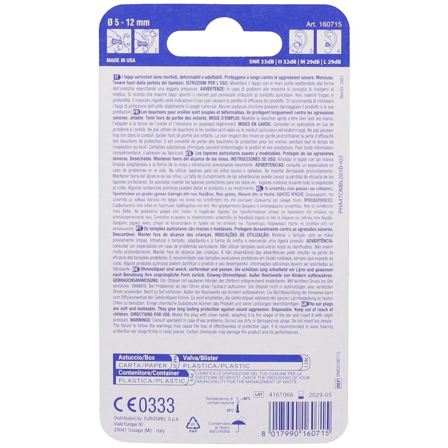 Pharmadoct Tappi Auricolari Diagnostic