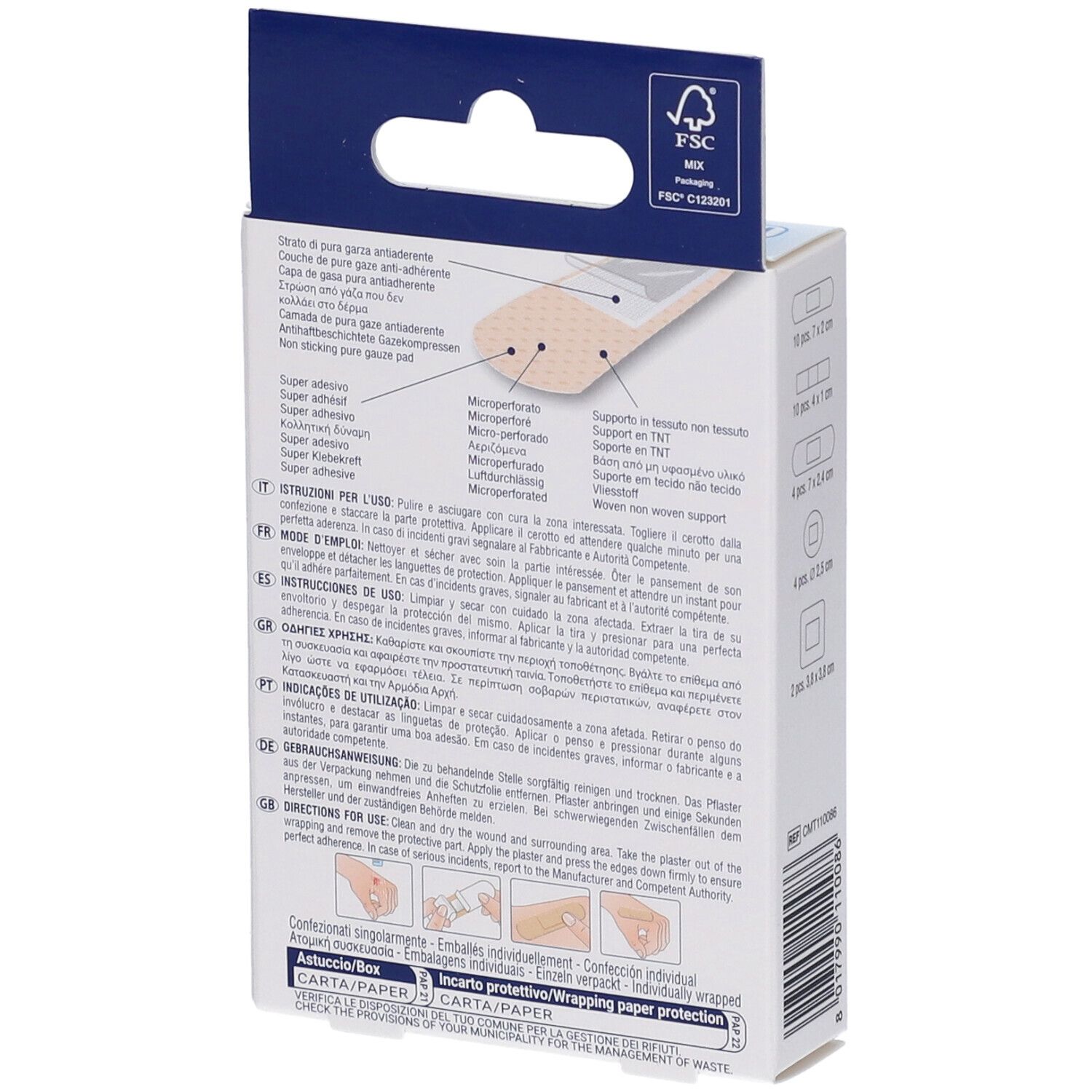 GIMA Cerotti Tnt Assortiti 5 Misure