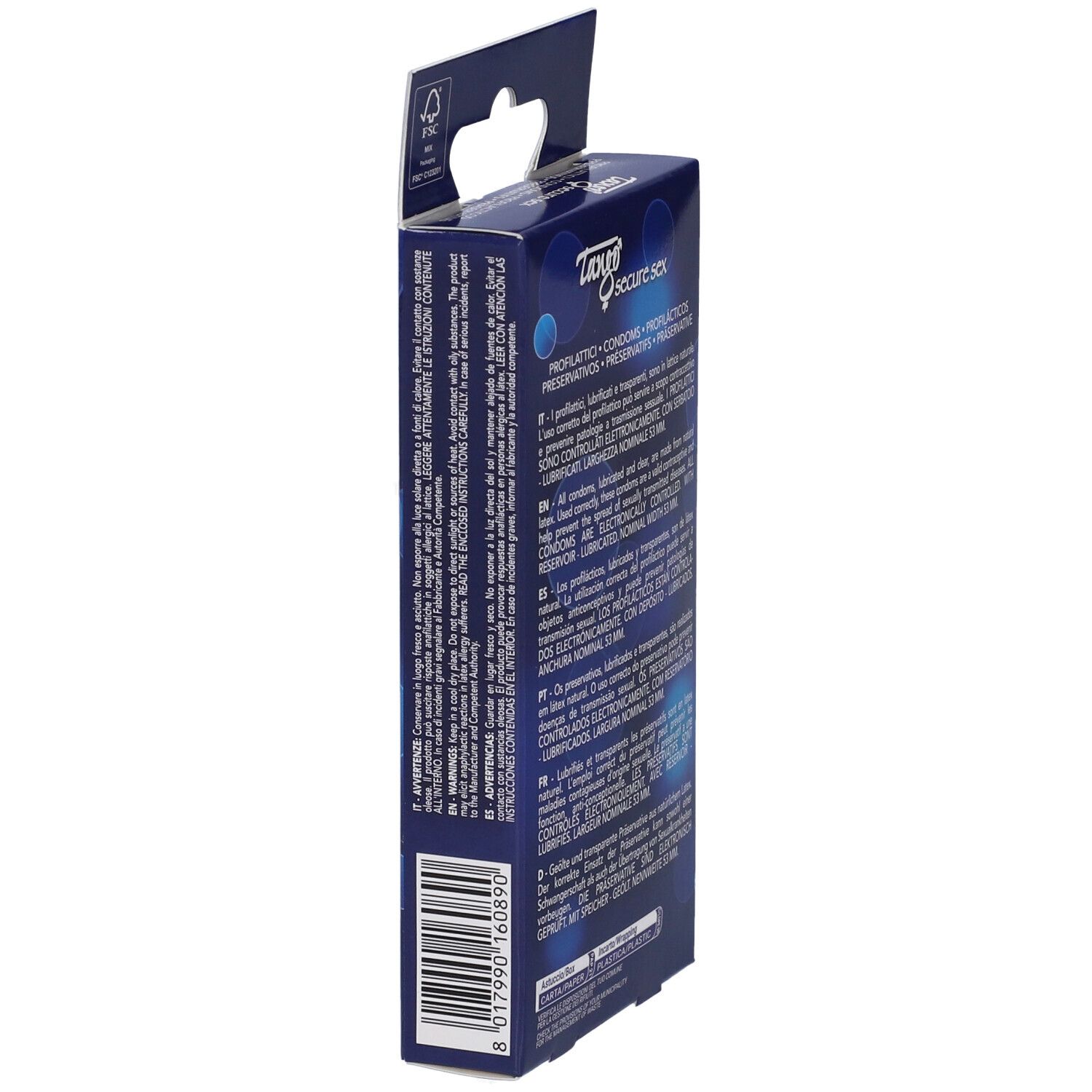 GIMA Preservativi Tango - Conf. Da 8 Scatole Da 12 Pezzi