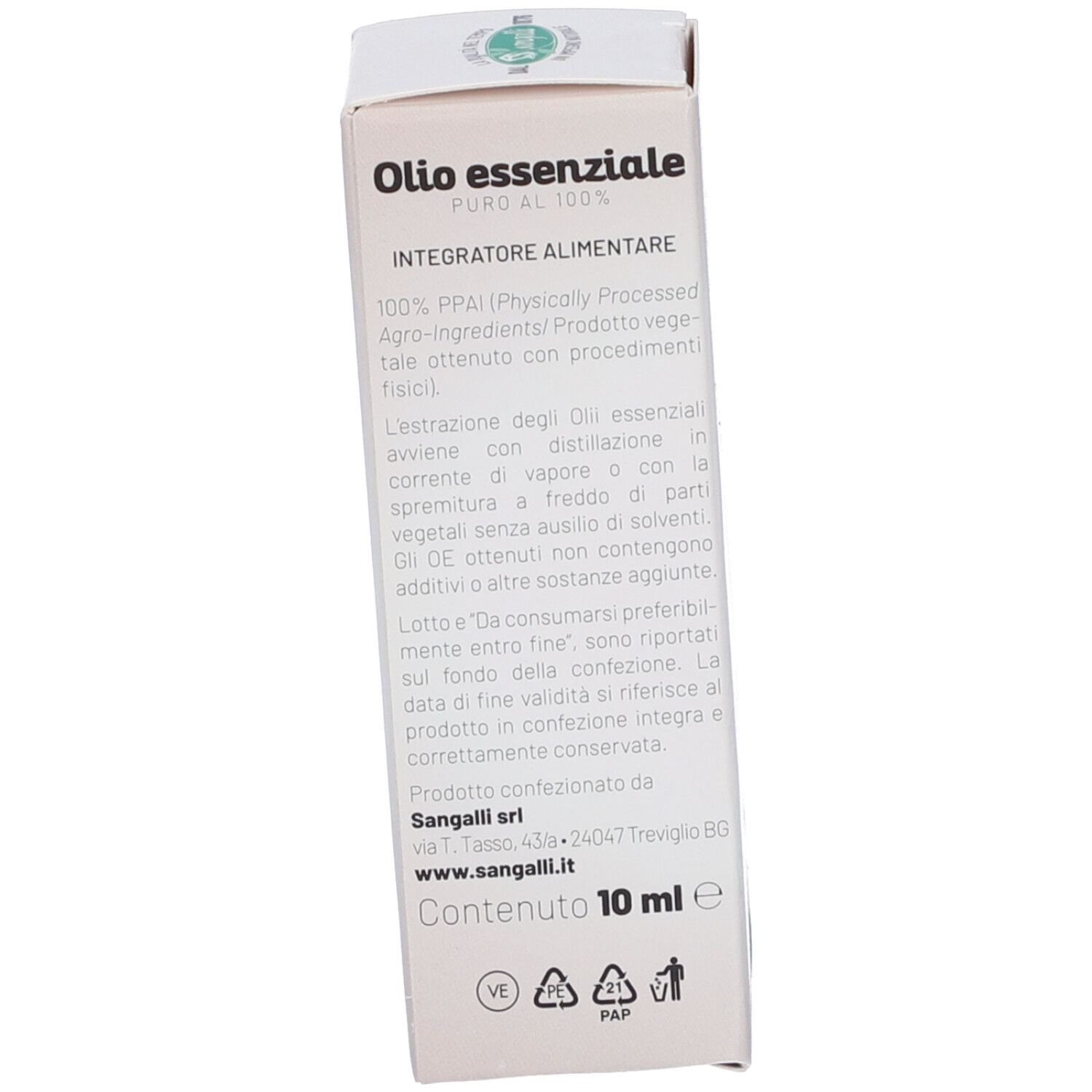 Deve Herbes Olio Essenziale Di Menta Verde Puro (Mentha Spicata) 30 Ml - Distillazione A Vapore, Grado Terapeutico, Con Contagocce