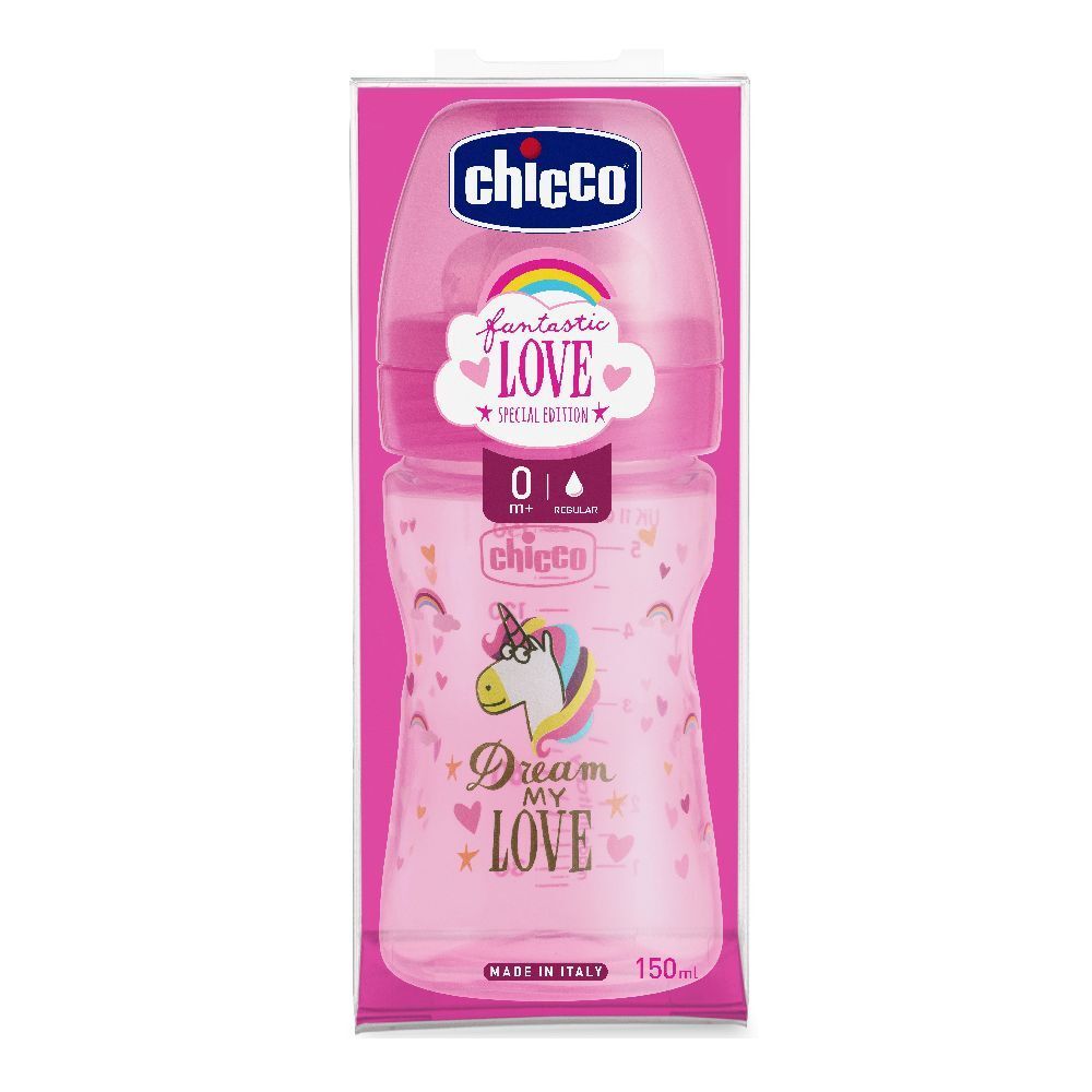 Chicco Biberon Wb Fantastic Love Silicone 150 Ml
